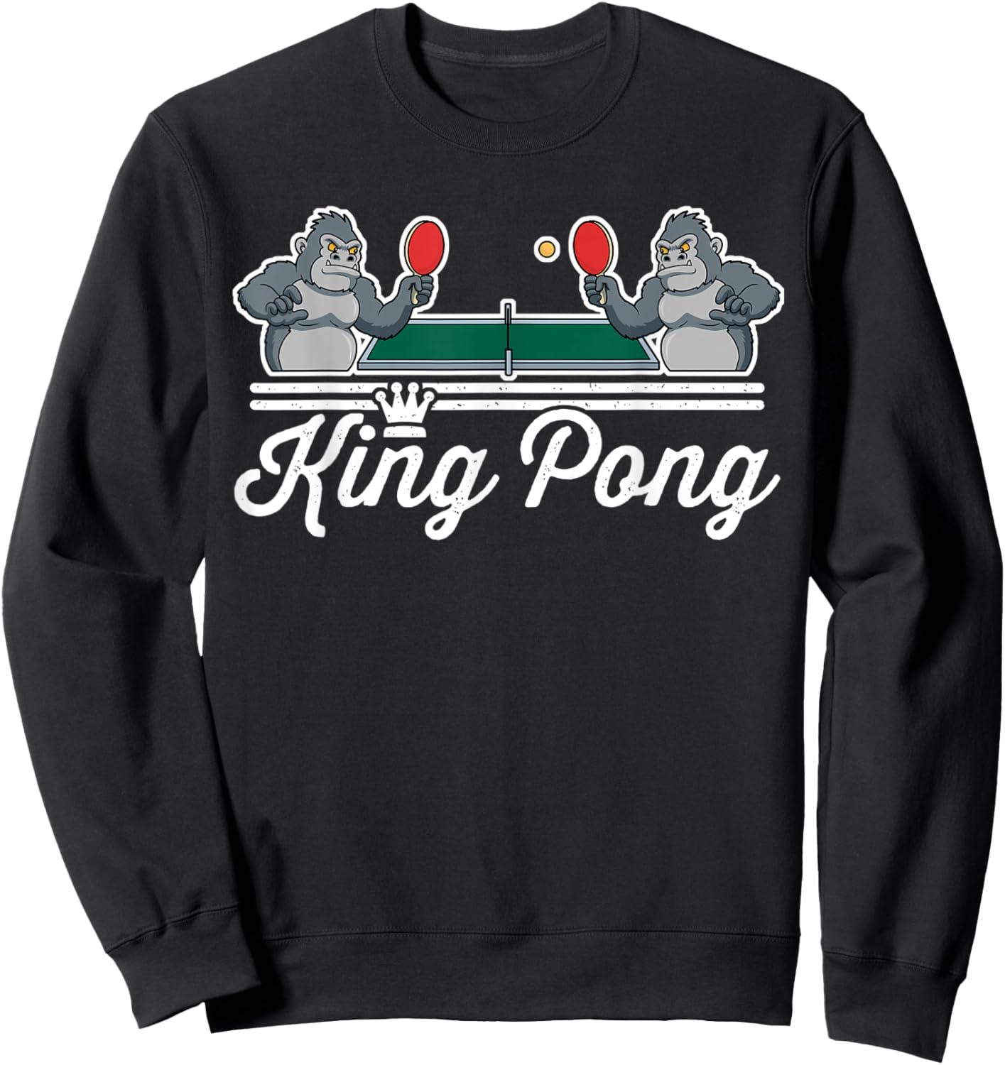 King Pong Sweatshirt - Sweatshirt | Black