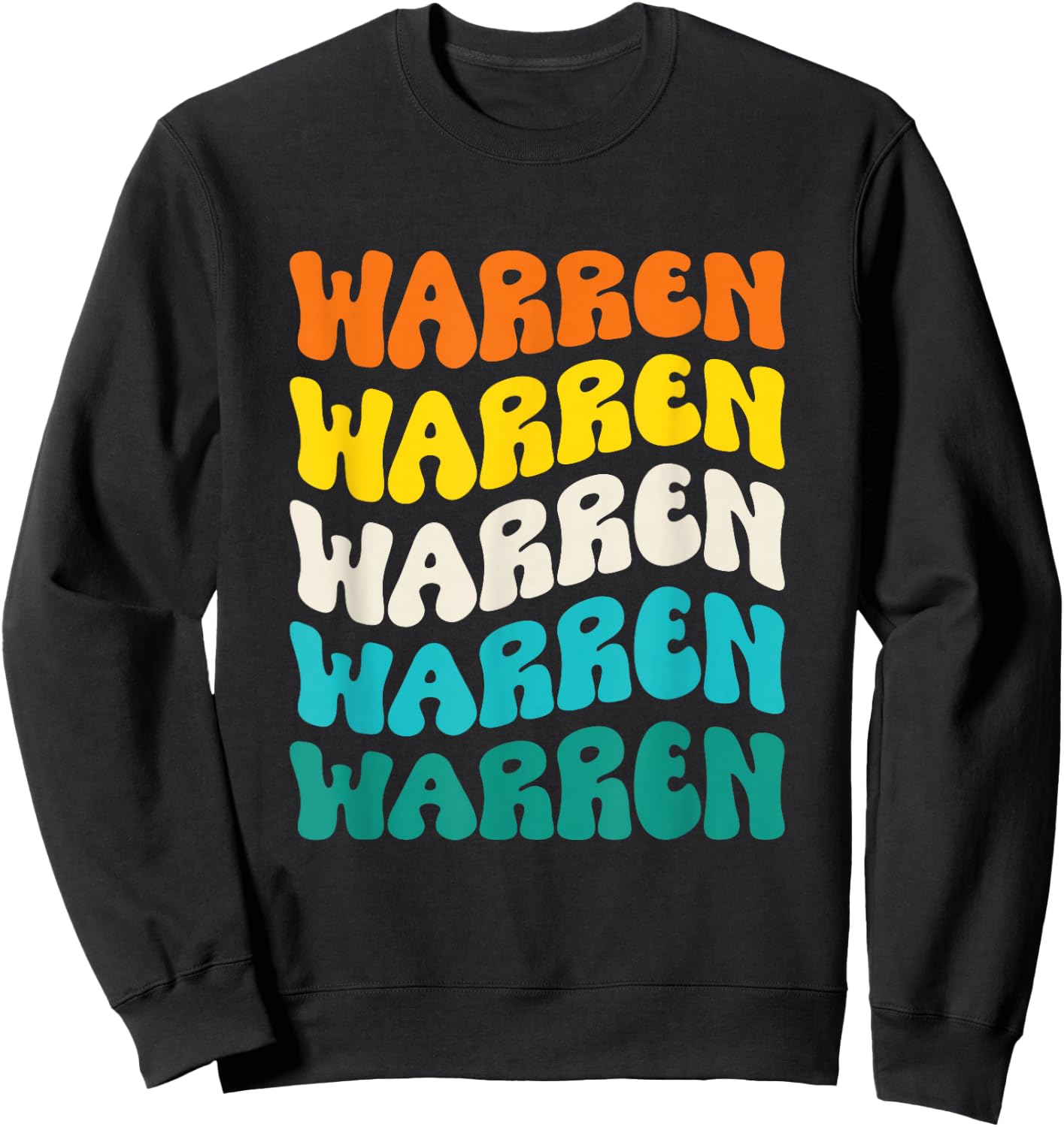 70s Warren Sweatshirt - Sweatshirt | Black