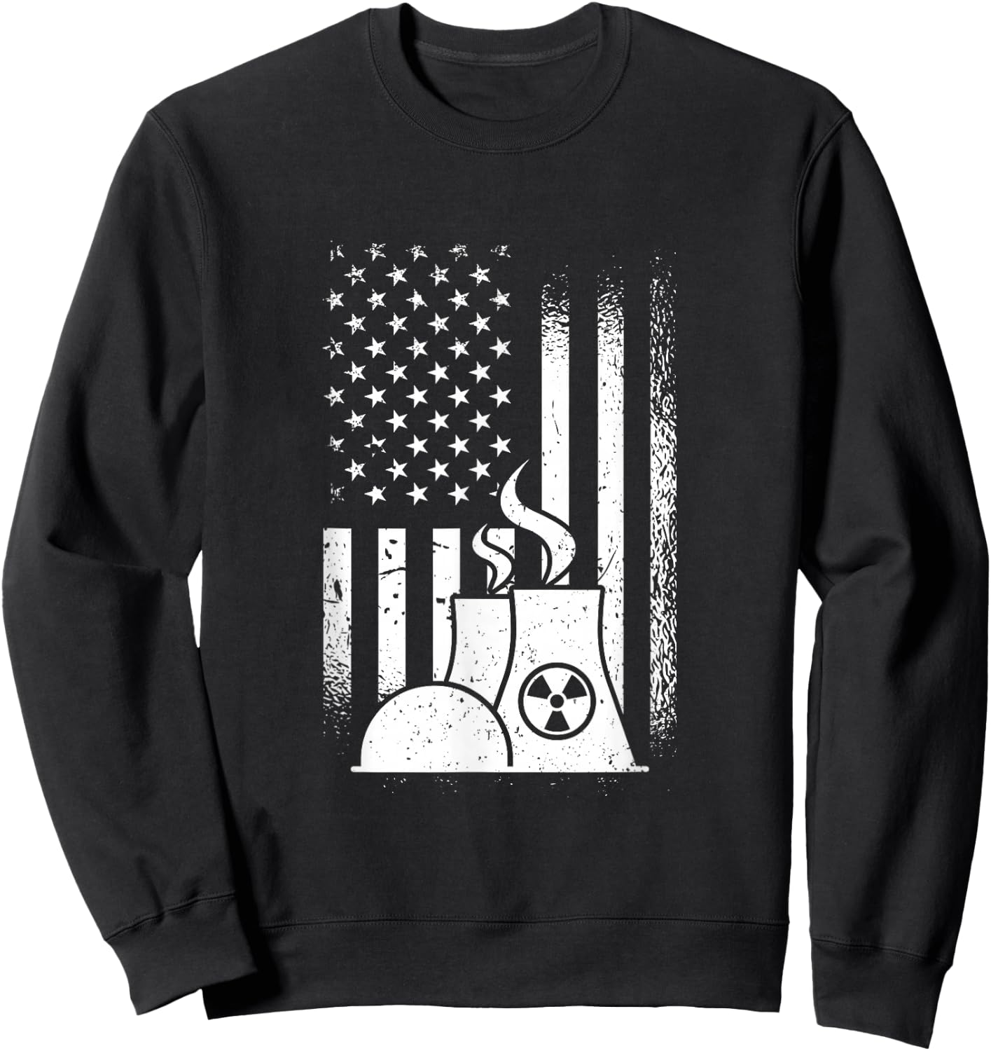 American Nuclear Plant Worker Sweatshirt - Sweatshirt | Black