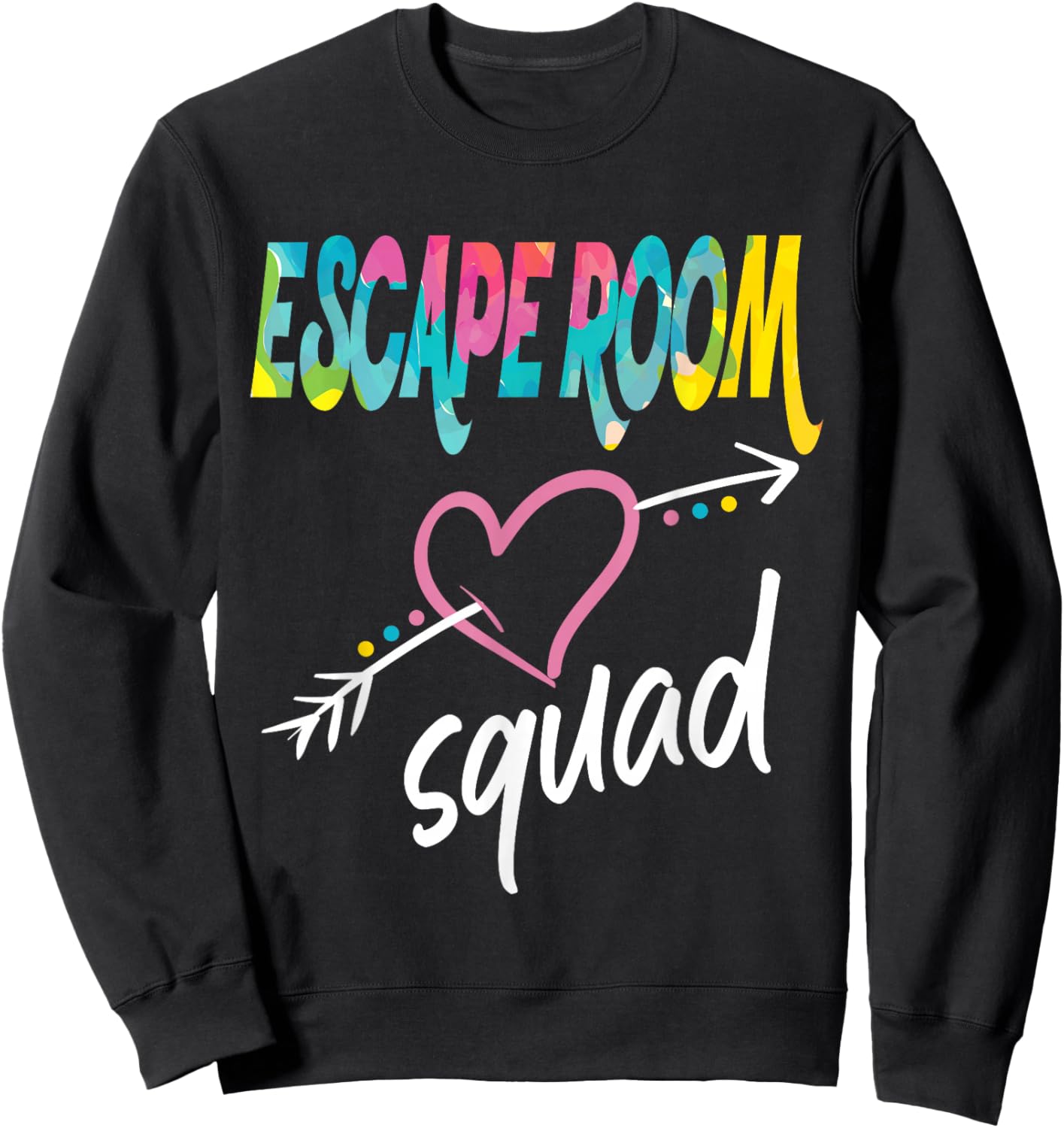 Escape Room Squad Sweatshirt - Sweatshirt | Black
