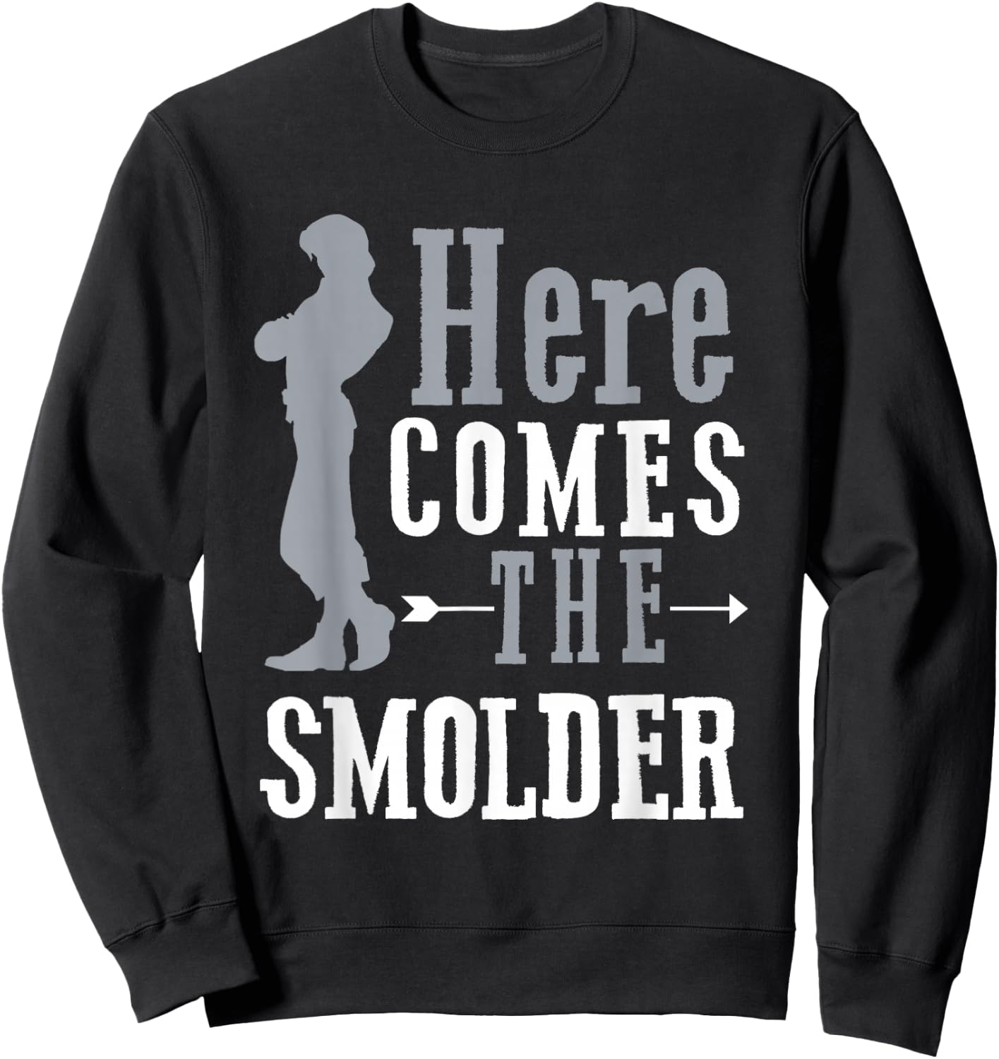 Here Comes The Smolder Sweatshirt - Sweatshirt | Black