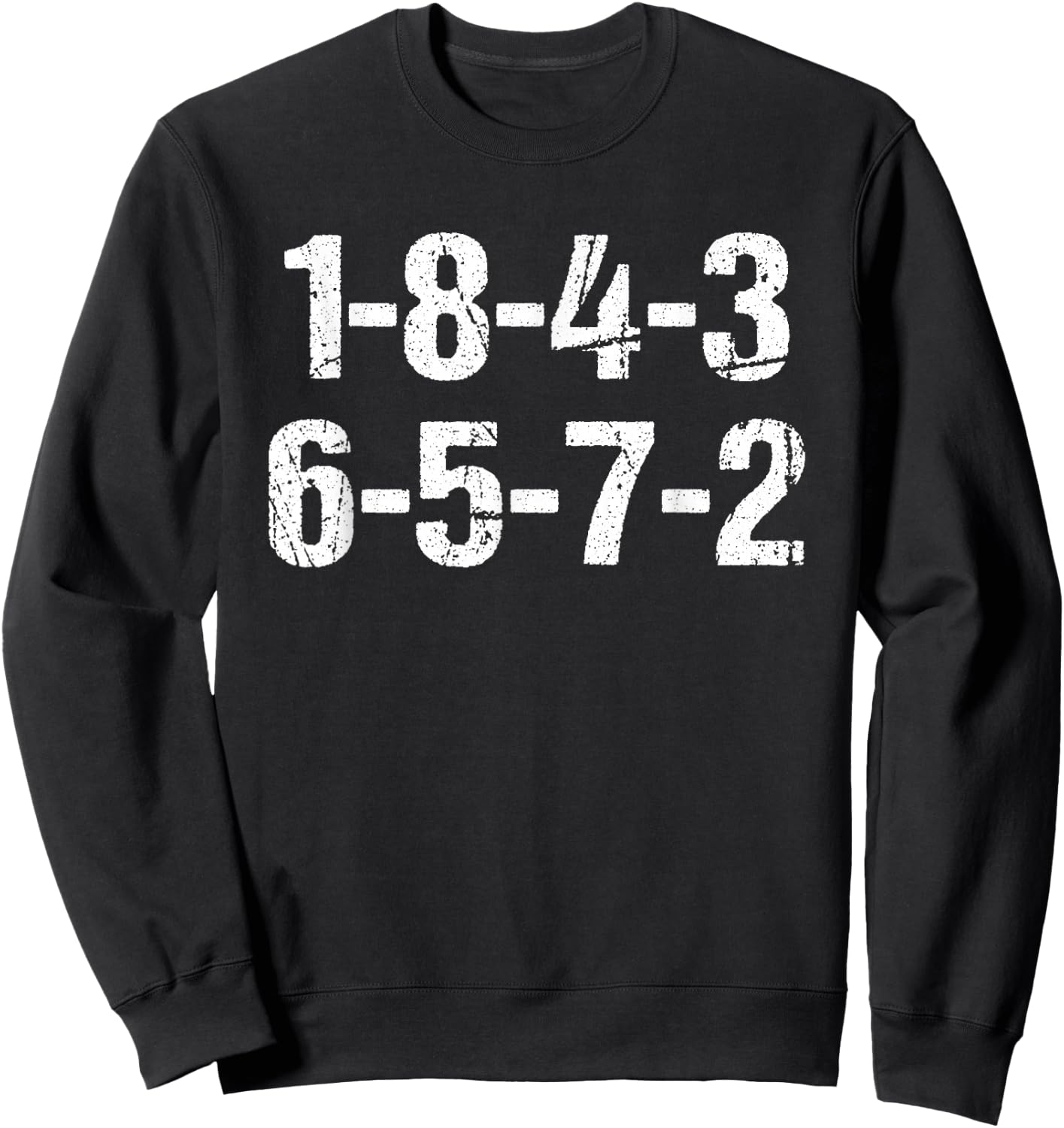 V8 Engine Ignition Sequence 18726543 Eight-Cylinder Car Tuning Sweatshirt - Sweatshirt | Black