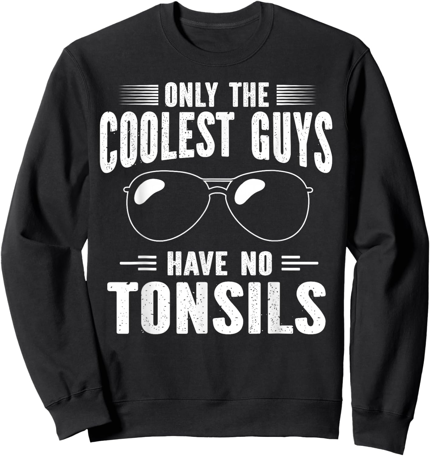 Tonsillectomy Recovery Almond Removal Sweatshirt - Sweatshirt | Black