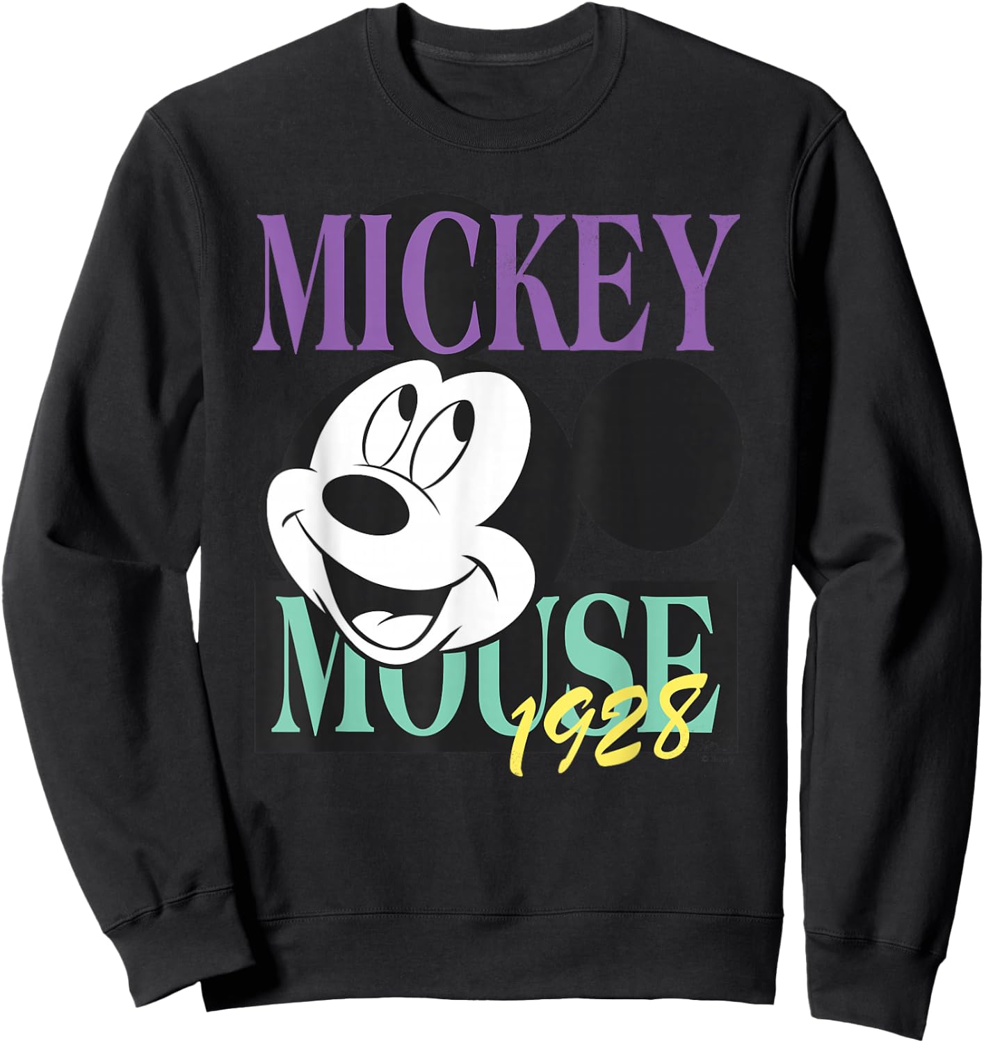 Disney Mickey Mouse Vintage Classics 1928 Retro Sweatshirt - Sweatshirt | Black