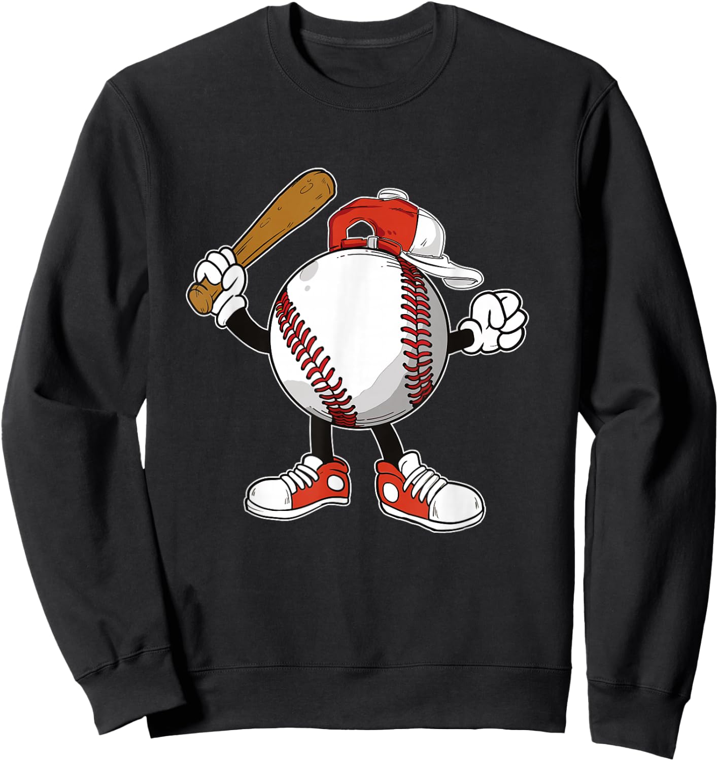 Baseball Boy Sweatshirt - Sweatshirt | Black