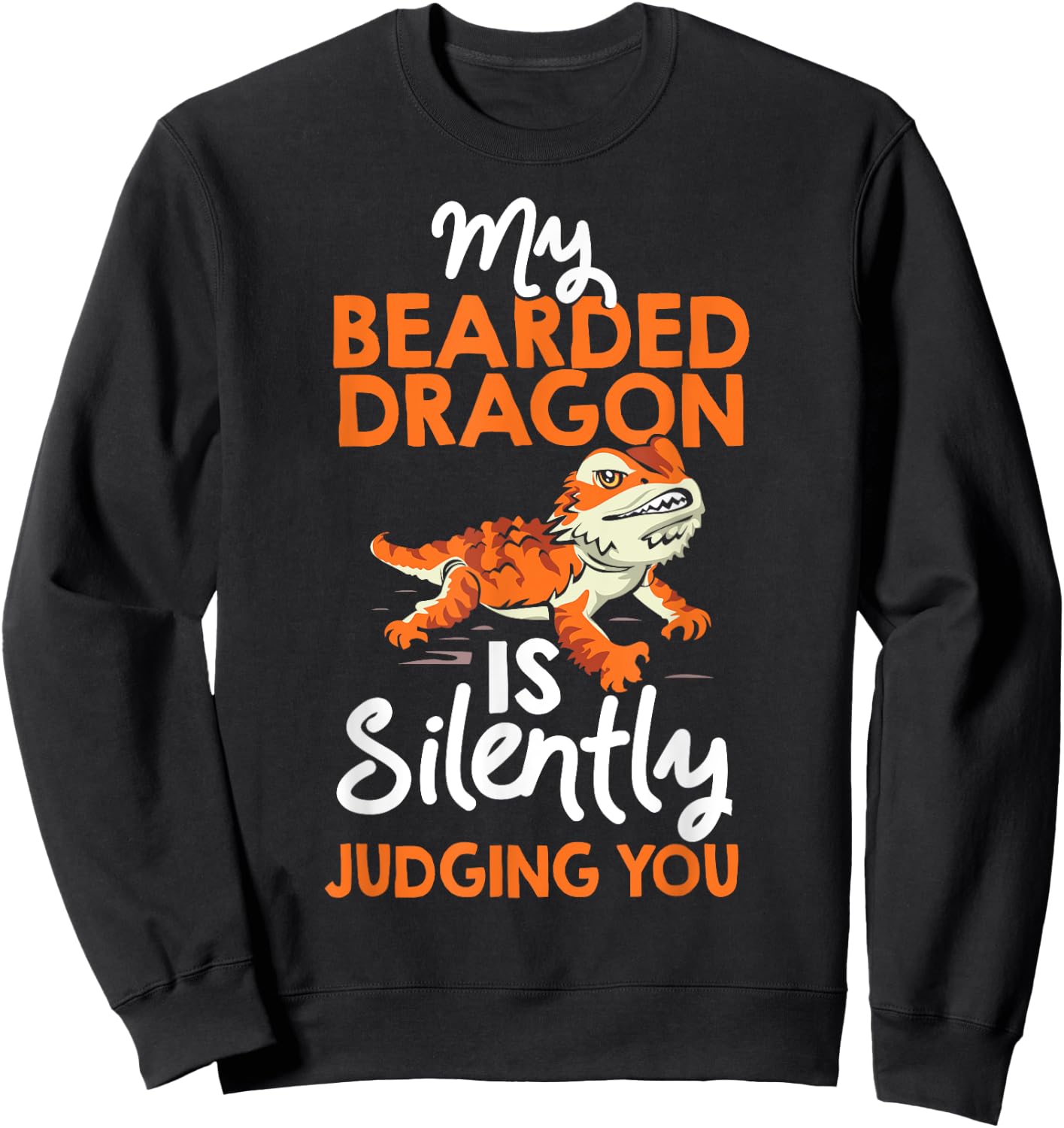 Bearded Dragon Lovers Bearded Dragon Reptile Lizard Lover Sweatshirt - Sweatshirt | Black