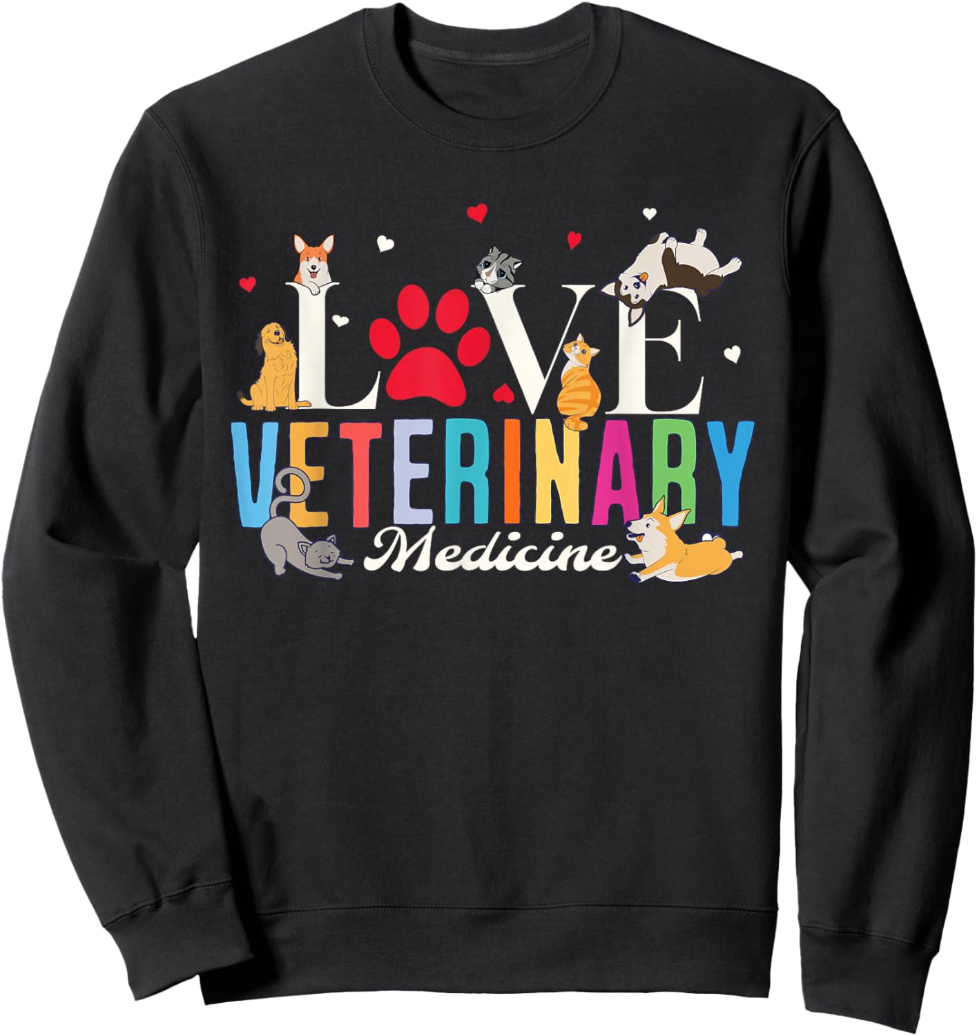Vet tech Gift, Veterinary Technician Gift Appreciation Day Sweatshirt - Sweatshirt | Black