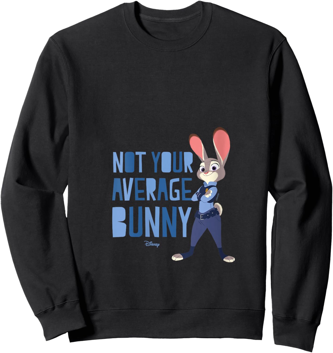 Zootopia - Judy Not Your Average Bunny V-Neck Sweatshirt - Sweatshirt | Black