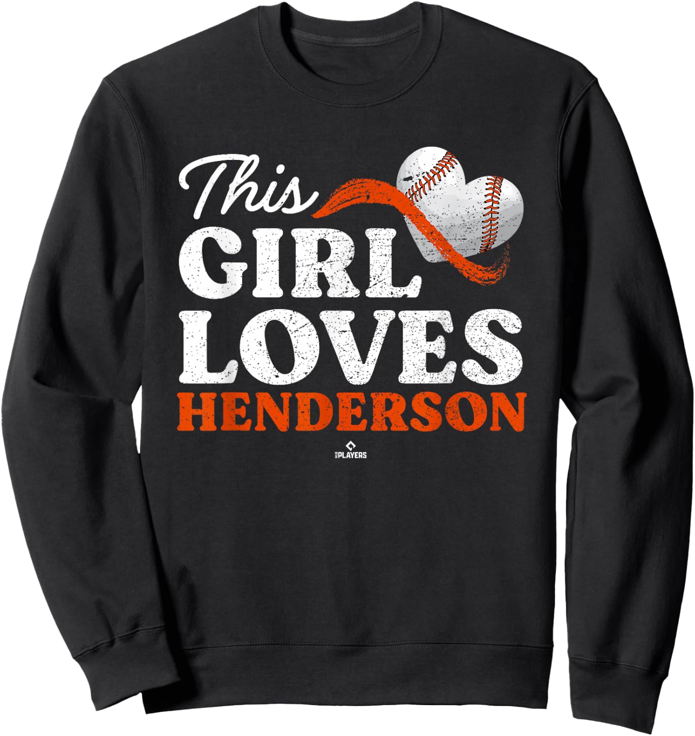 This Girl Loves Gunnar Henderson Baltimore MLBPA Sweatshirt - Sweatshirt | Black