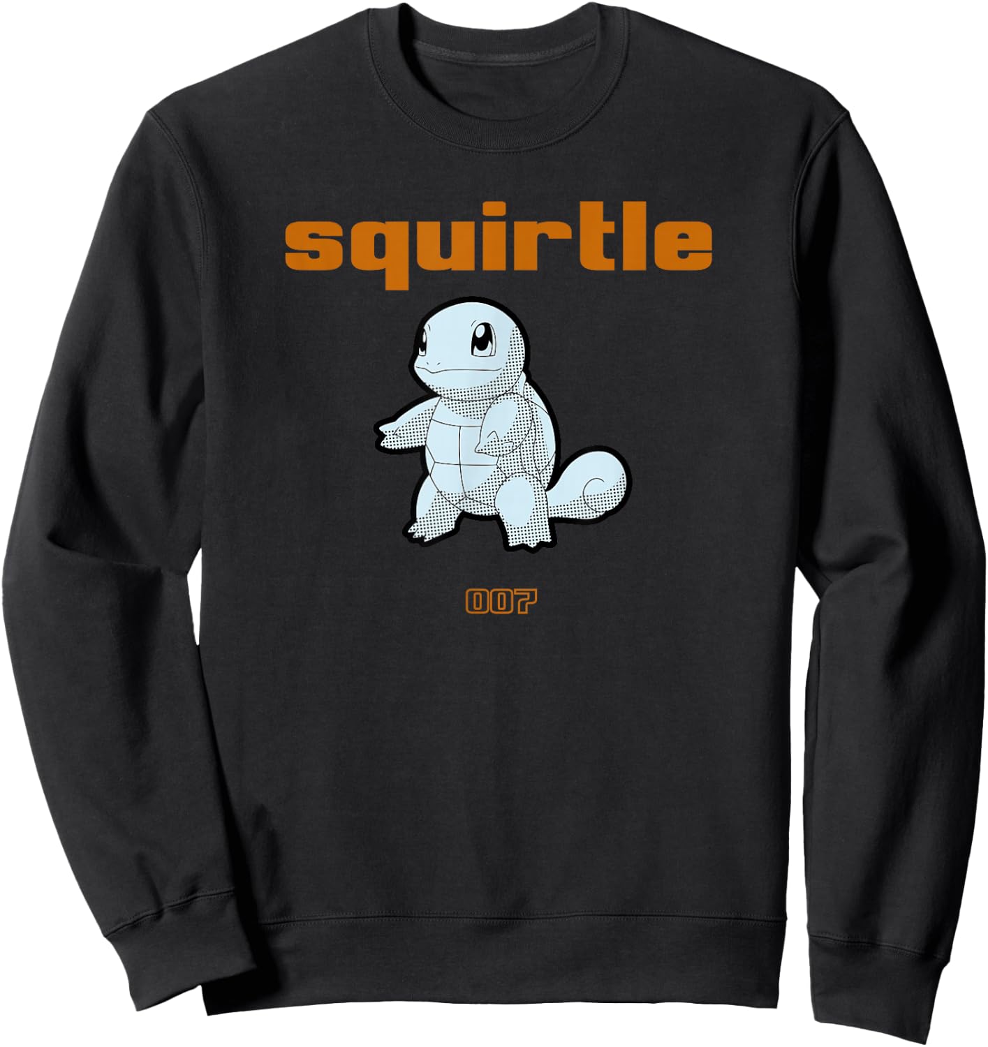 Pokémon Squirtle 007 Standing Pose Portrait Sweatshirt - Sweatshirt | Black