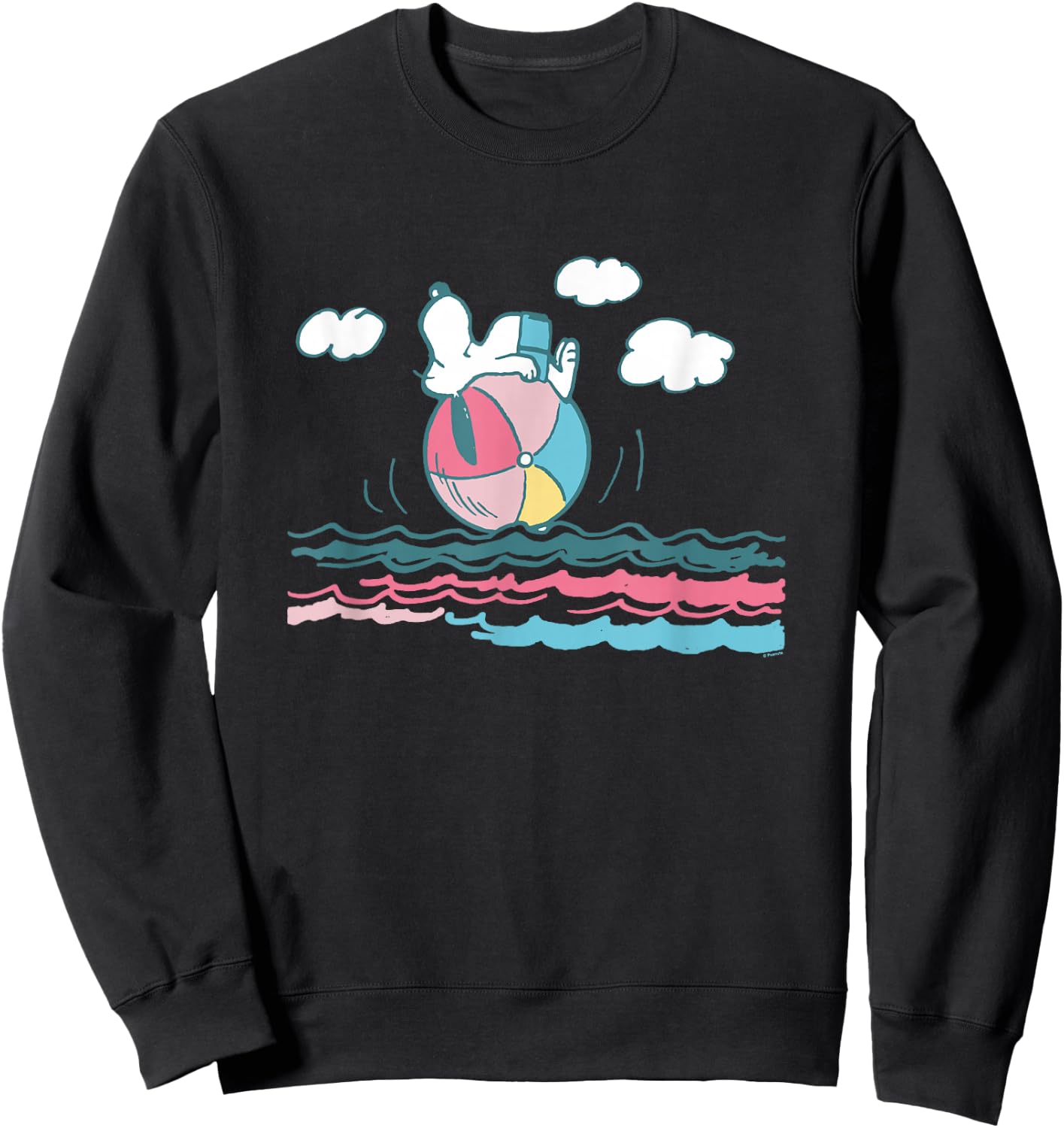 Peanuts - Snoopy Beach Ball Sweatshirt - Sweatshirt | Black