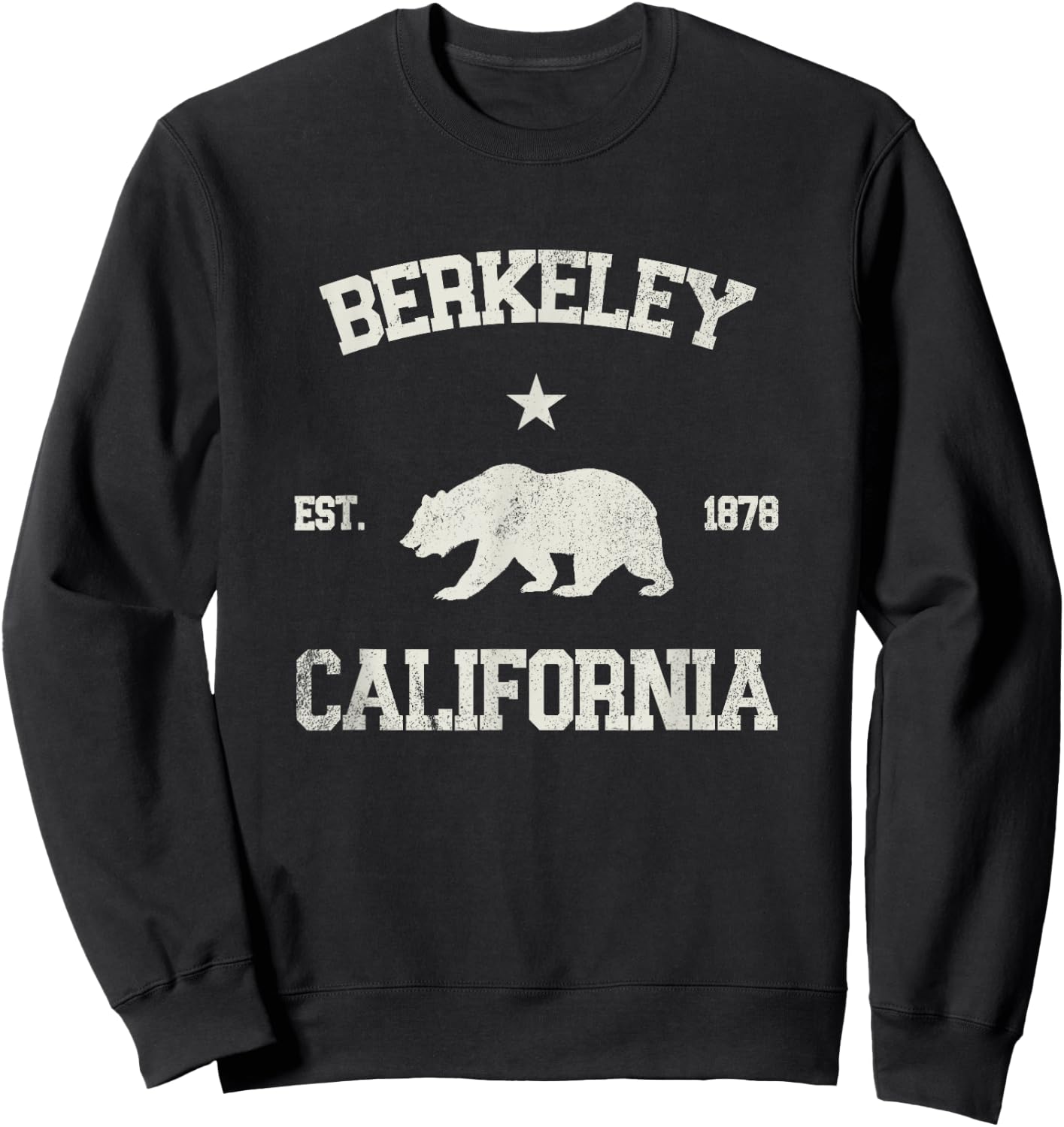 Berkeley California Sweatshirt - Sweatshirt | Black