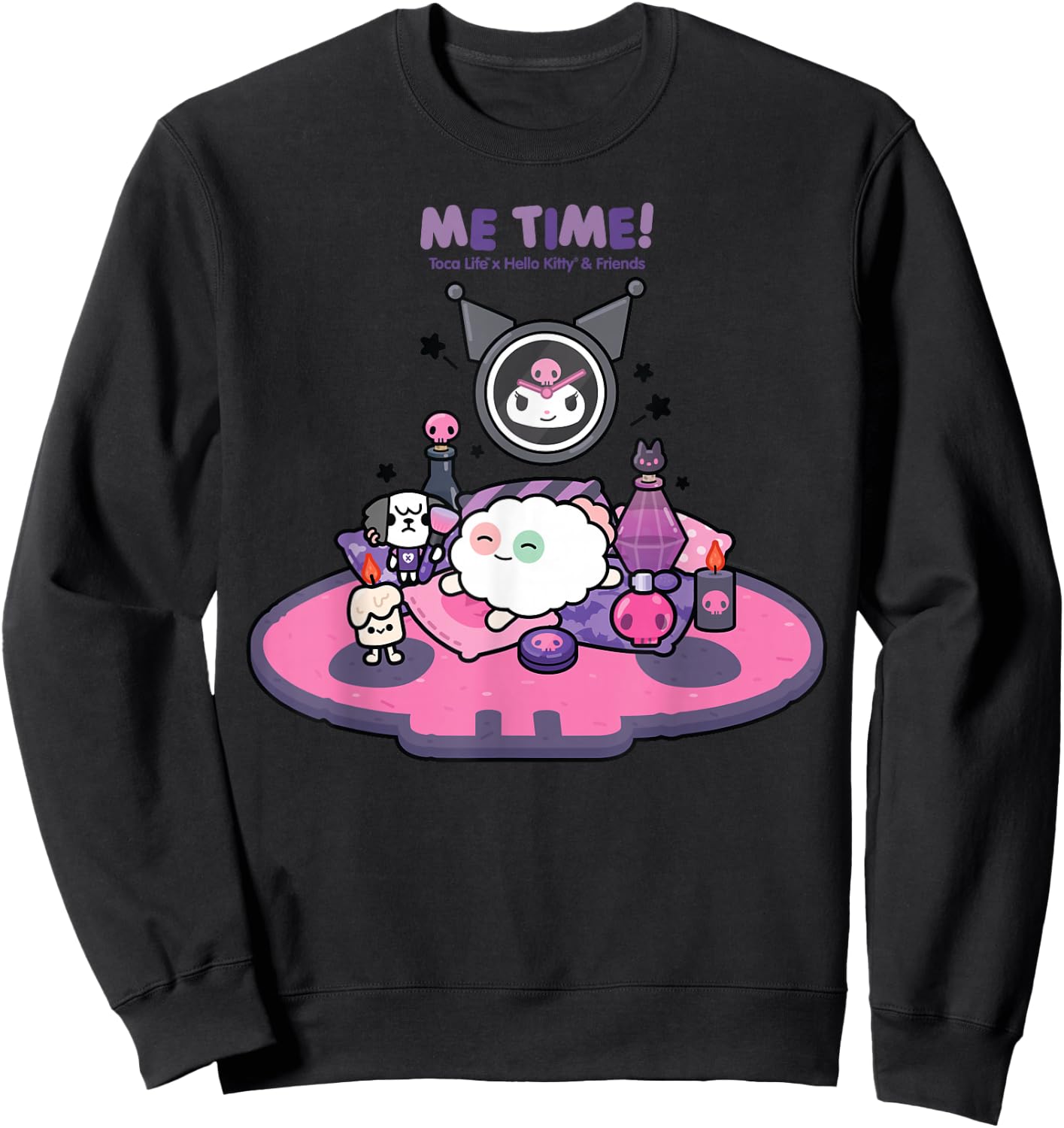 Toca Life x Hello Kitty & Friends ME TIME! Sweatshirt - Sweatshirt | Black