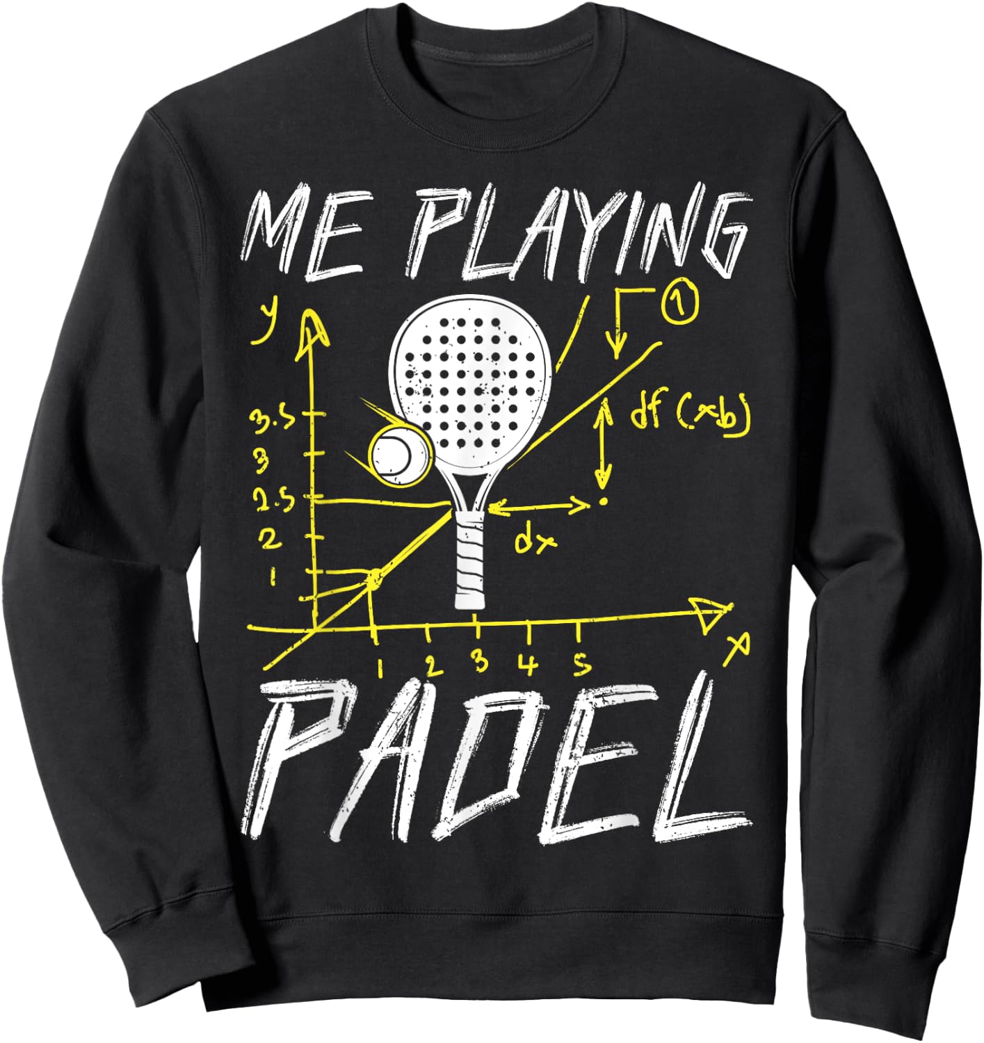 Me Playing Padel | Padel Tennis Funny Padel Sweatshirt - Sweatshirt | Black