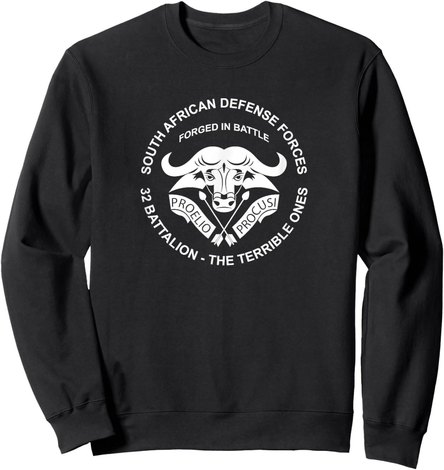 32 Battalion South African Defense Forces Sweatshirt - Sweatshirt | Black