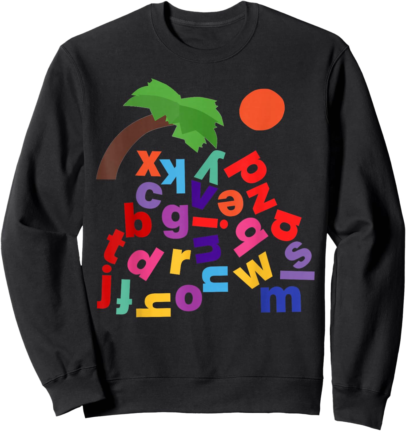 Alphabet Boom Tree Sweatshirt - Sweatshirt | Black