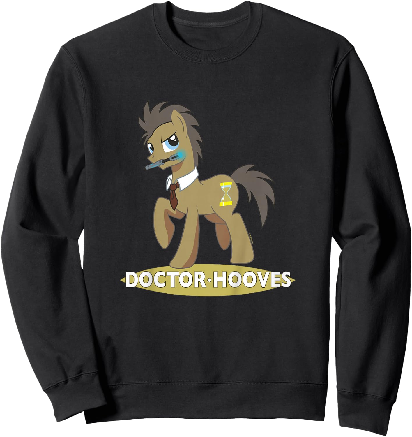 Kids My Little Pony: Friendship Is Magic Doctor Hooves Logo Sweatshirt - Sweatshirt | Black