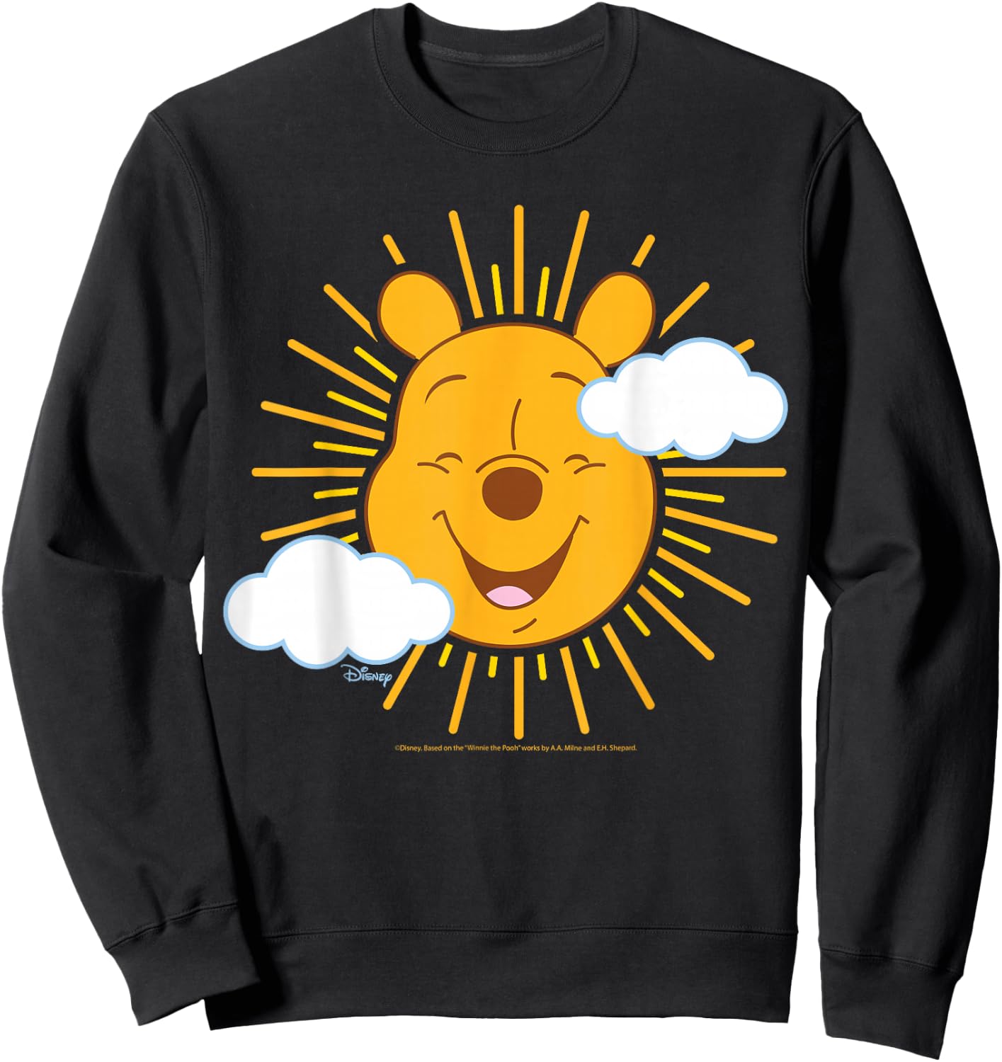 Winnie the Pooh - Pooh Sun Face Sweatshirt - Sweatshirt | Black