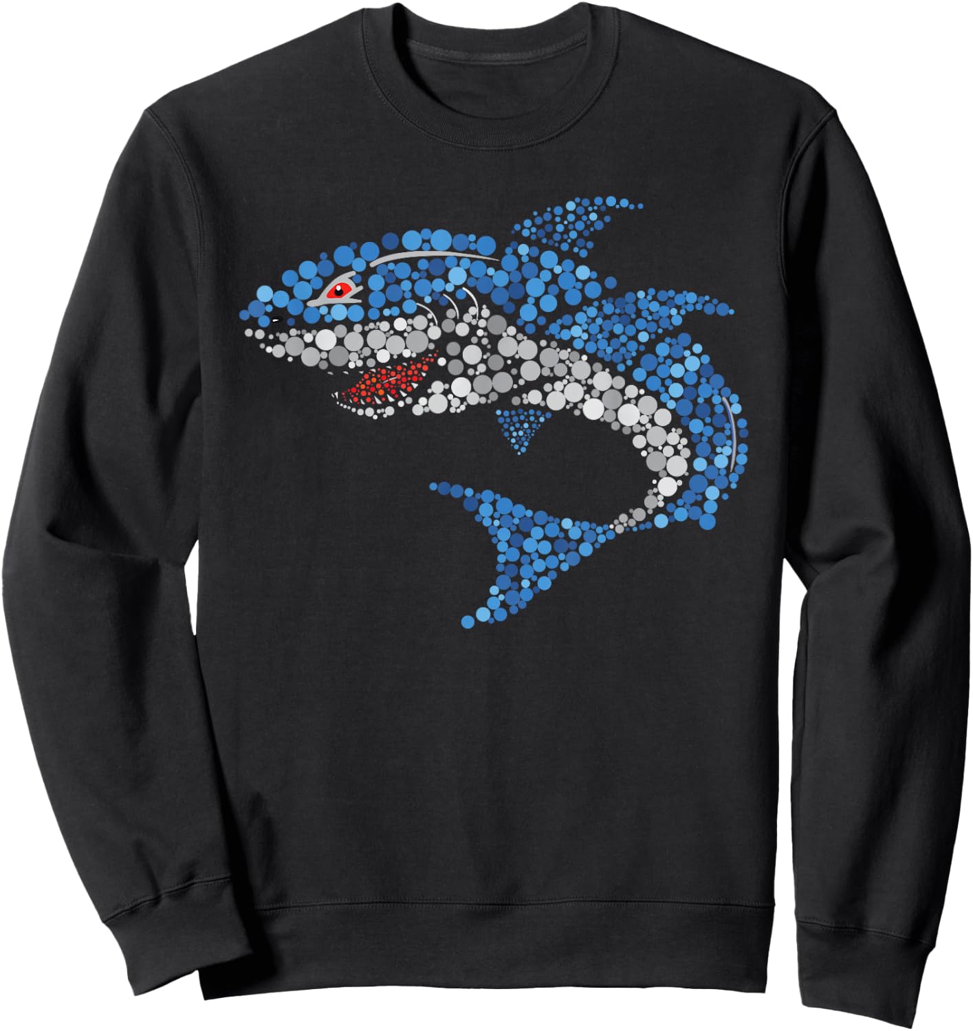 Polka Dot Shark International Dot Day Sweatshirt - Sweatshirt | Black