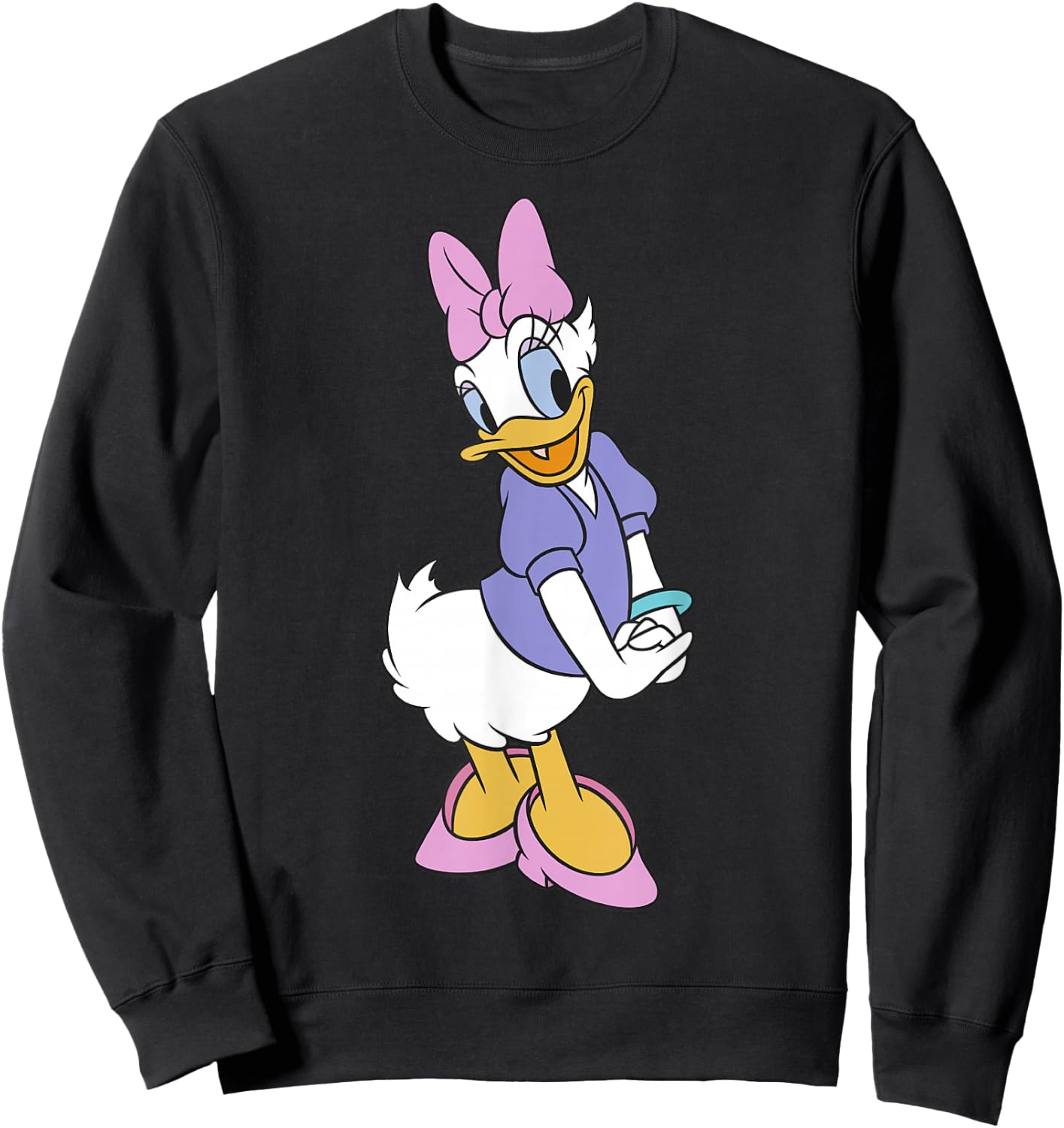 Disney Daisy Duck Traditional Pose Sweatshirt - Sweatshirt | Black