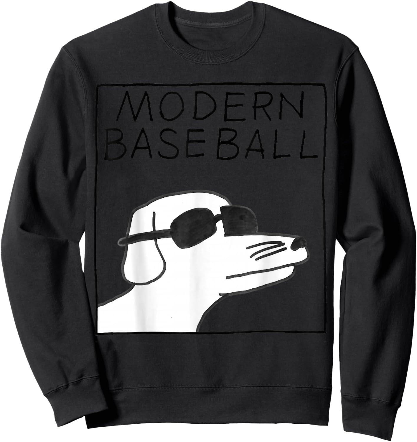 Modern Baseball Logo Sweatshirt - Sweatshirt | Black