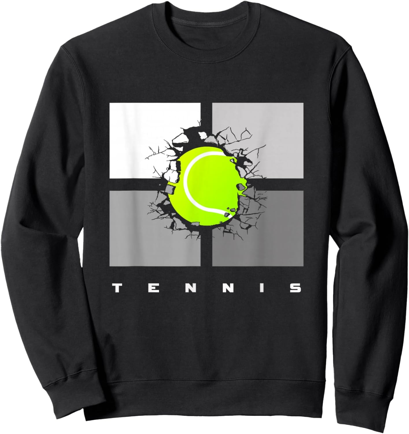 Tennis Apparel - Tennis Sweatshirt - Sweatshirt | Black
