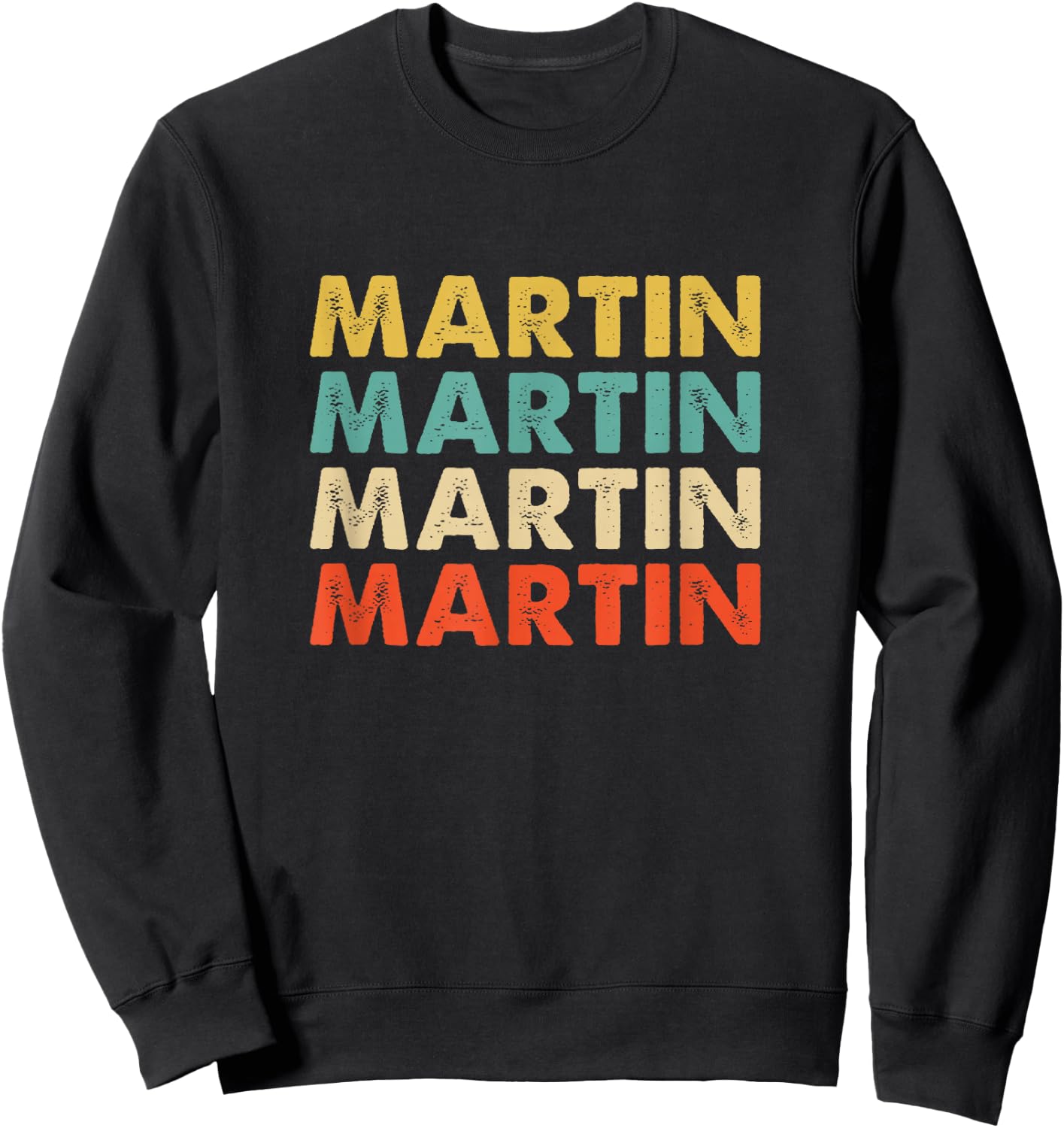 Martin Name Sweatshirt - Sweatshirt | Black