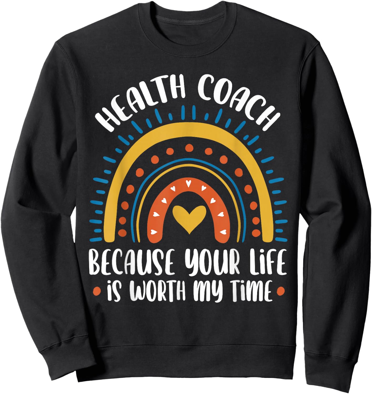 Health Coach Sweatshirt - Sweatshirt | Black