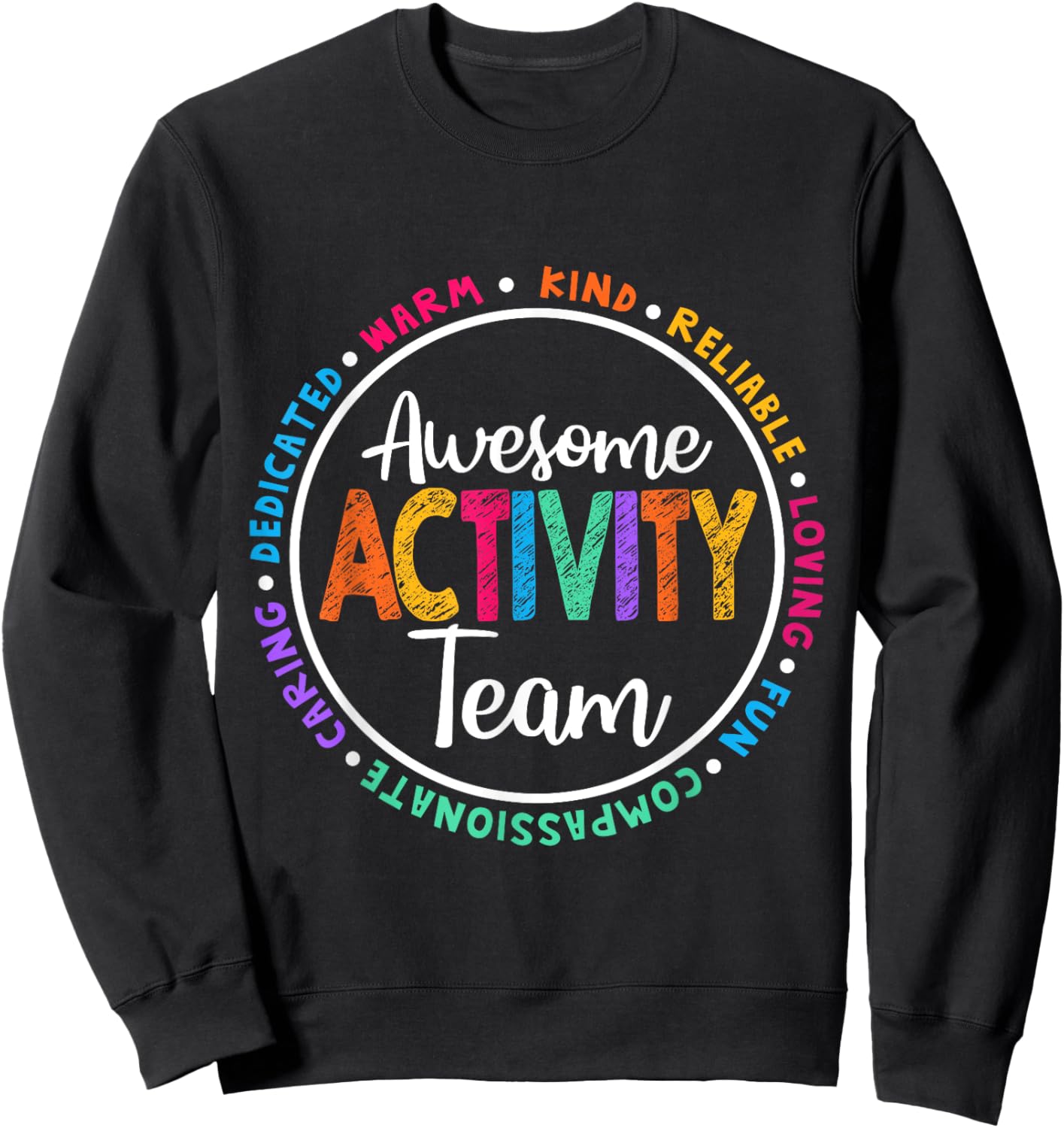 Awesome Activity Team Squad Professionals Week Director Crew Sweatshirt - Sweatshirt | Black