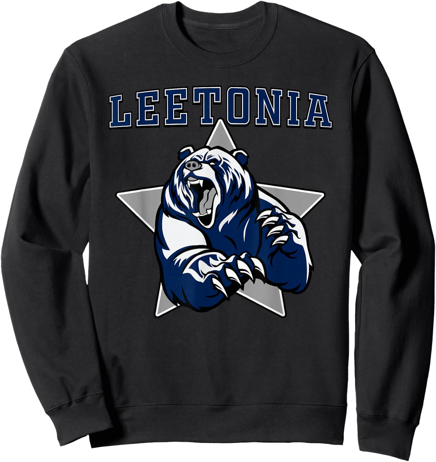 Leetonia Bears High School Team Spirit Sweatshirt - Sweatshirt | Black