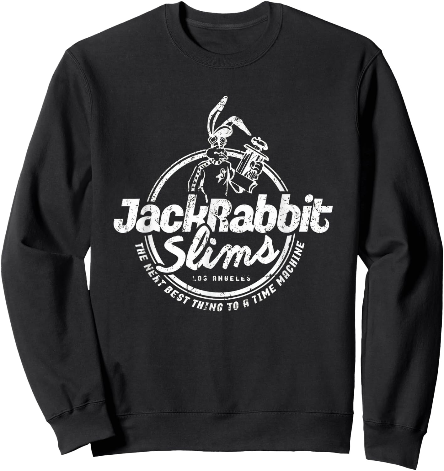 Rabbit Jack Slim's Pulp Milkshake Restaurant Retro Vintage Sweatshirt - Sweatshirt | Black