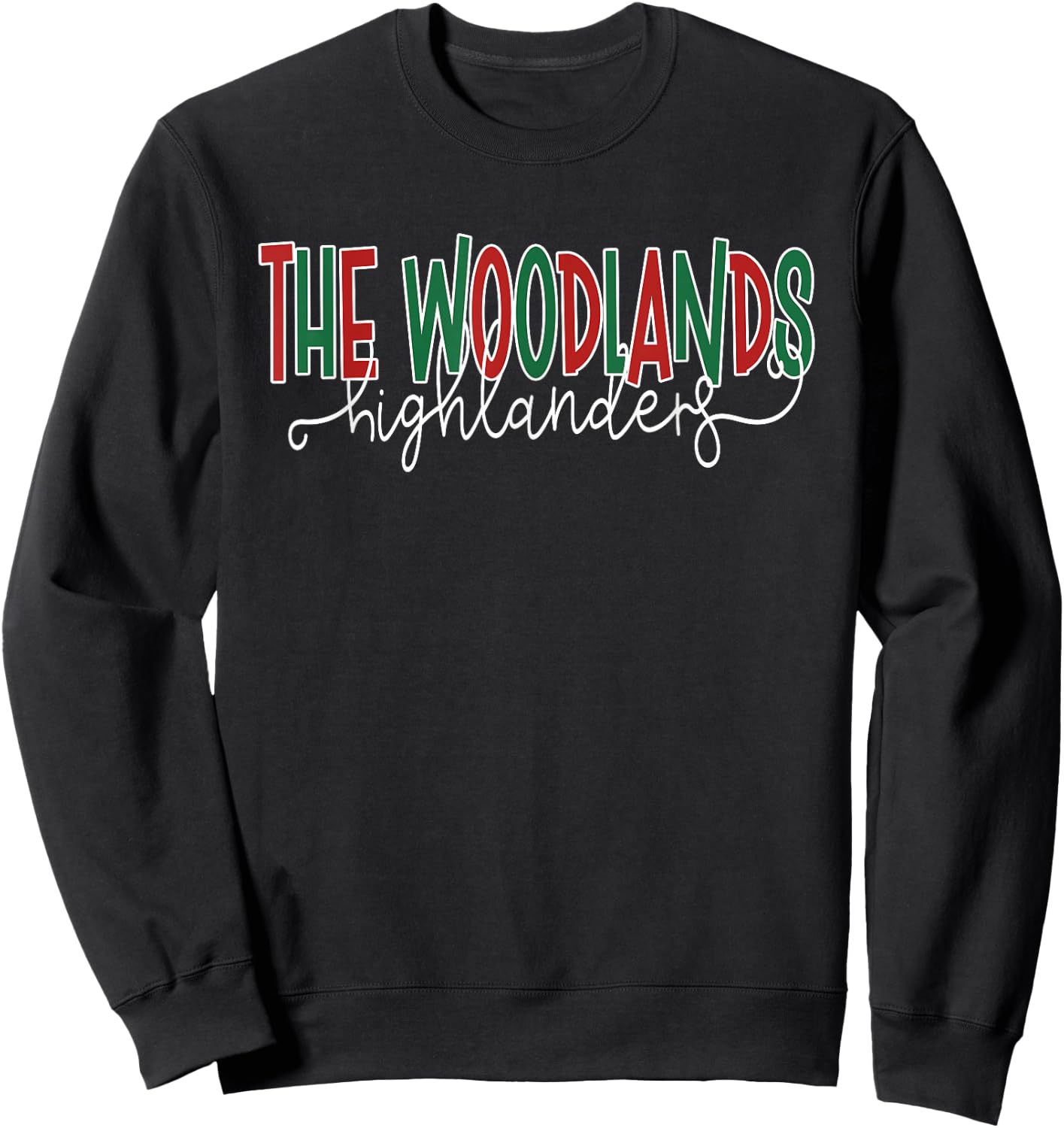 Woodlands High School Highlanders Sweatshirt - Sweatshirt | Black