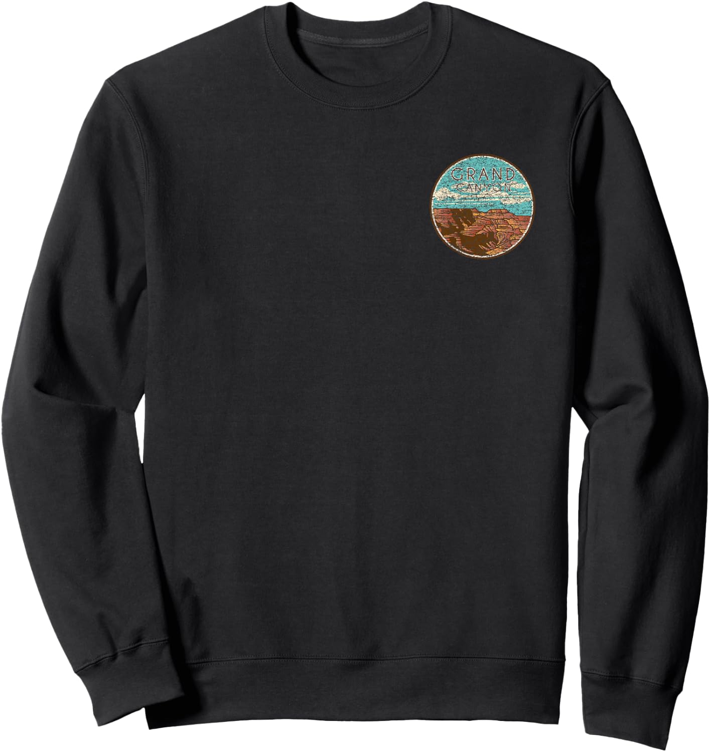 Grand Canyon National Park Retro Sweatshirt - Sweatshirt | Black