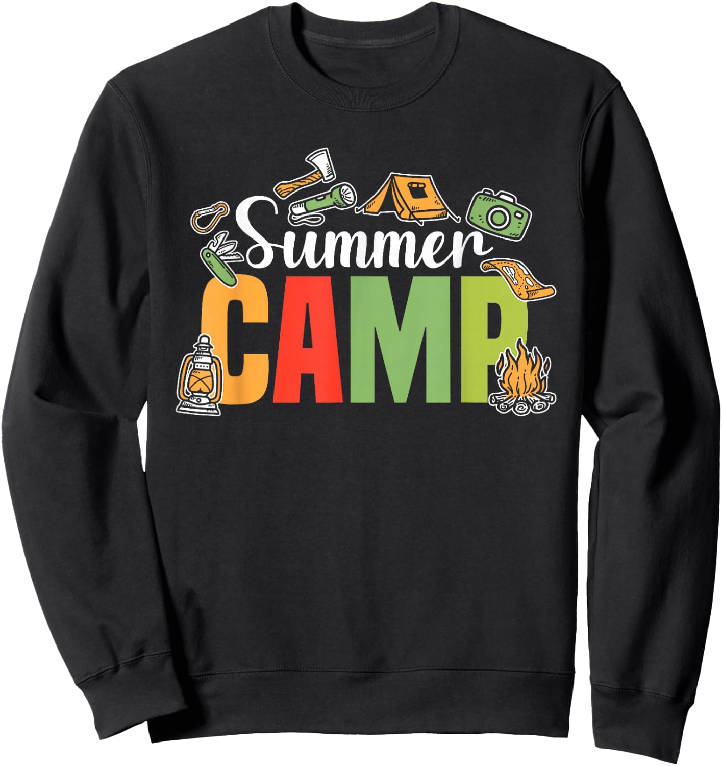 Summer Camp | Director Counselor Gift | Camp Staff Sweatshirt - Sweatshirt | Black