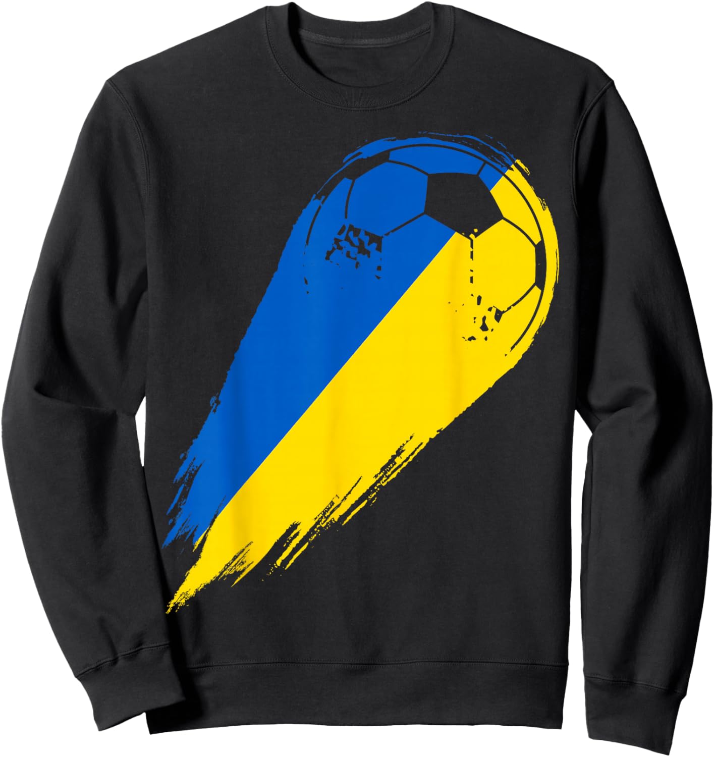 Soccer Player of Pride Ukraine Sweatshirt - Sweatshirt | Black