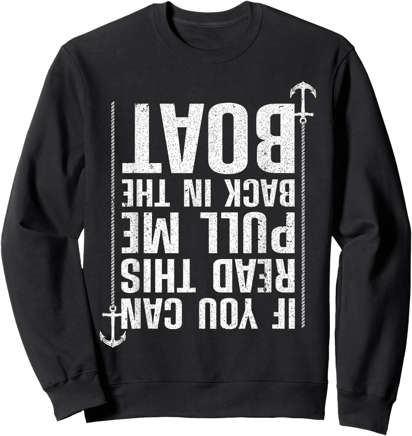 Funny Boating Design Women Boating Boater Boat Owner Sweatshirt - Sweatshirt | Black