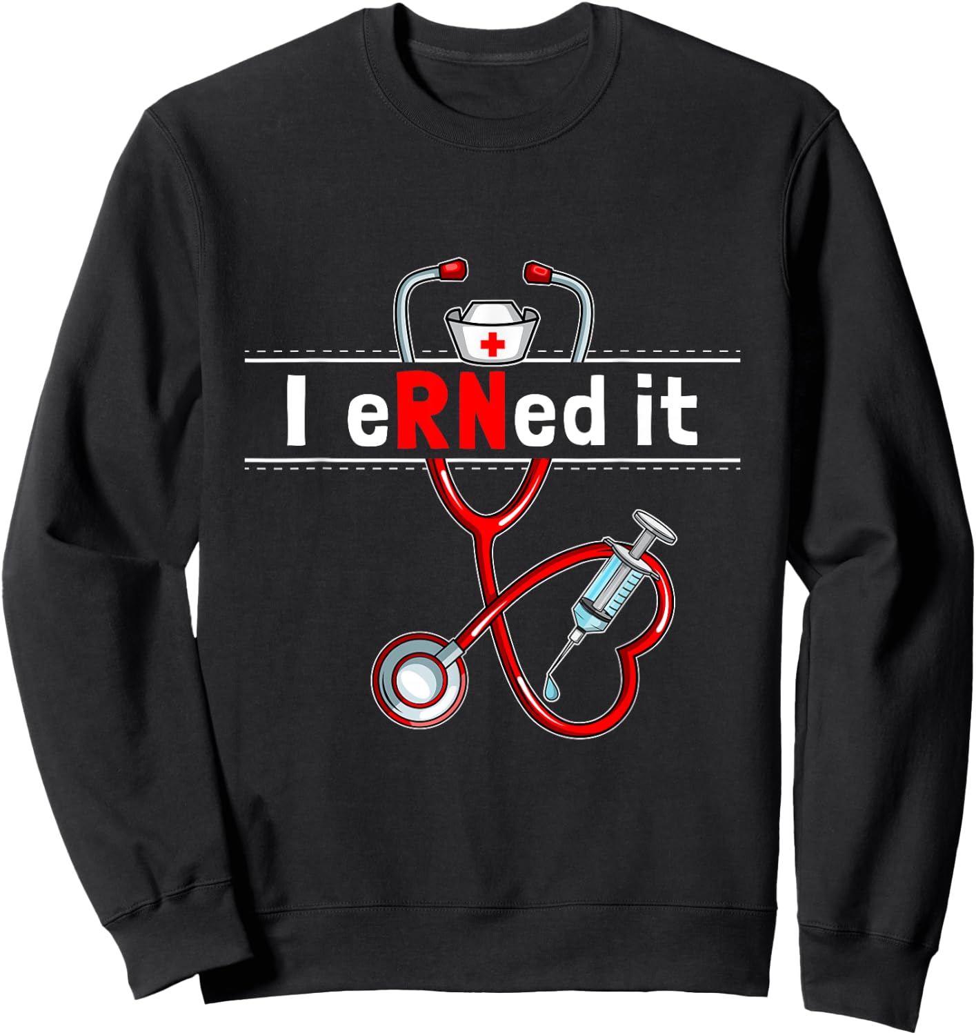 Earned It Sweatshirt - Sweatshirt | Black