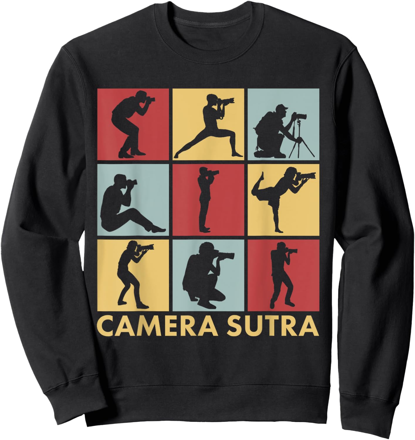 Camera Sutra Photographer Photography Camera Sweatshirt - Sweatshirt | Black