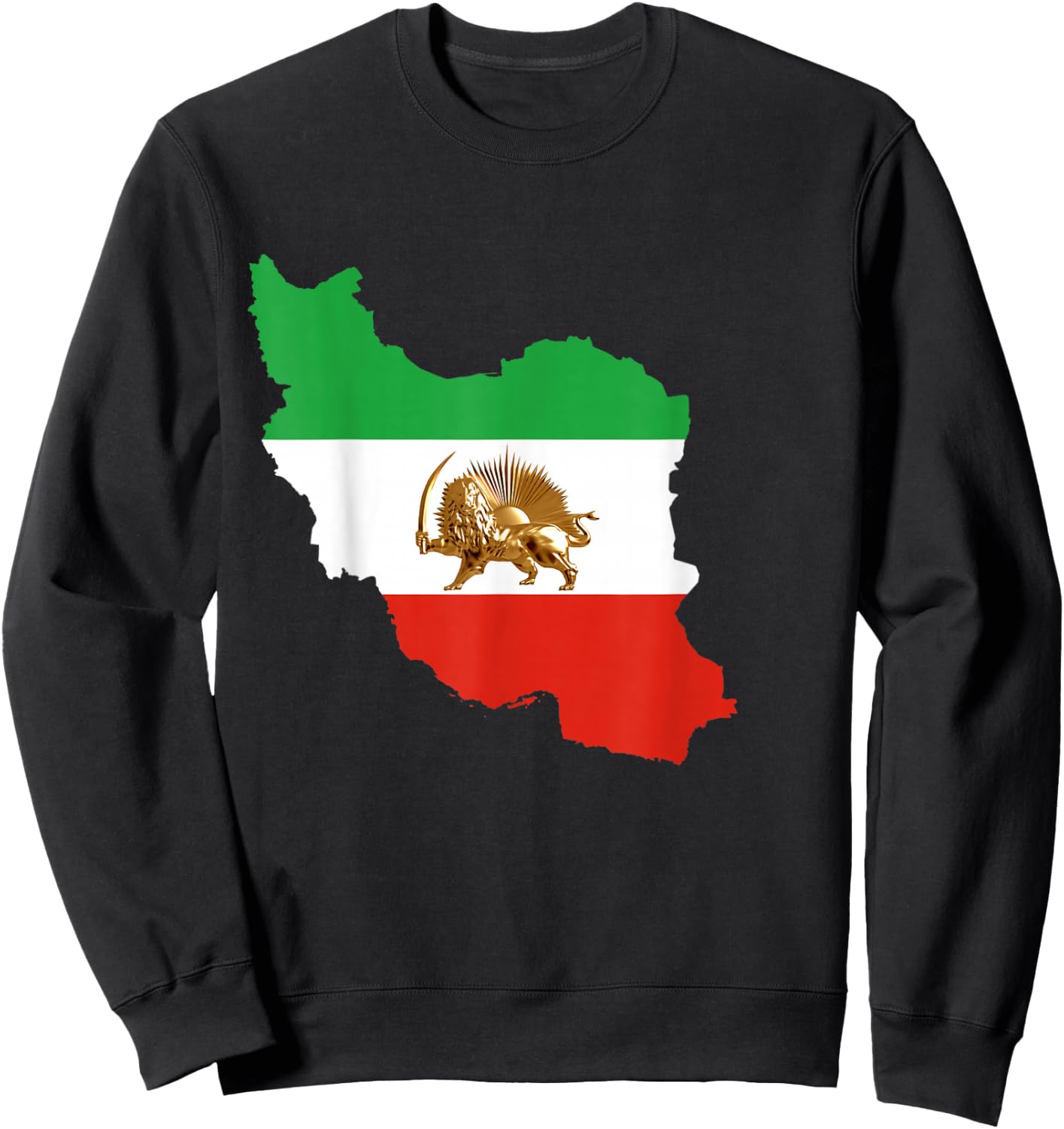 IRAN, Free Iran, Flag, Lion, Pahlavi, Shah, King, Rezashah Sweatshirt - Sweatshirt | Black