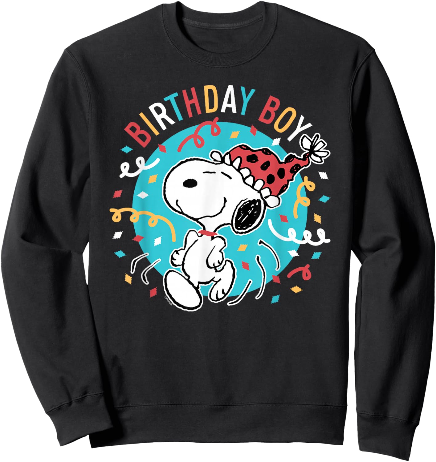 Peanuts - Birthday Boy Sweatshirt - Sweatshirt | Black