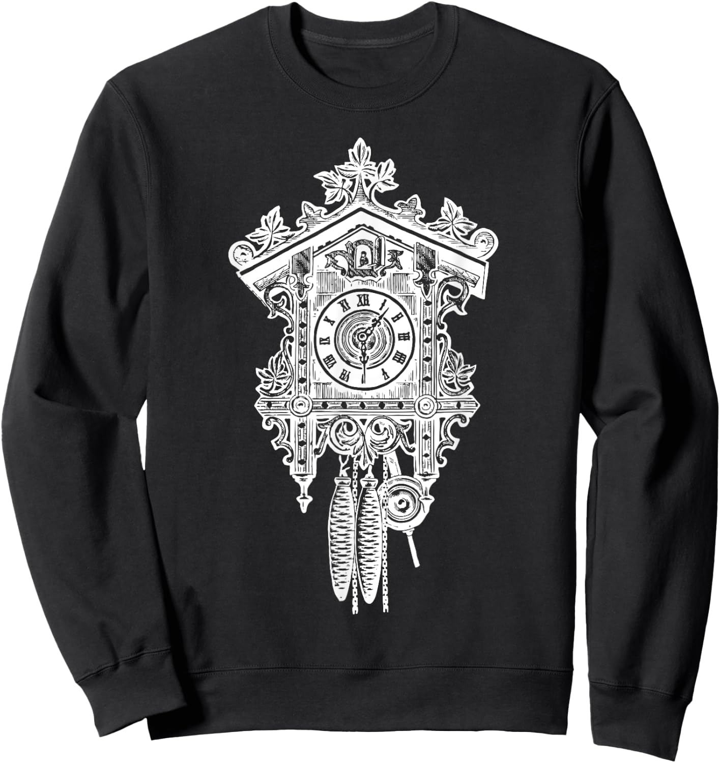 Cuckoo Clock Black Forest Wood Craft Sweatshirt - Sweatshirt | Black