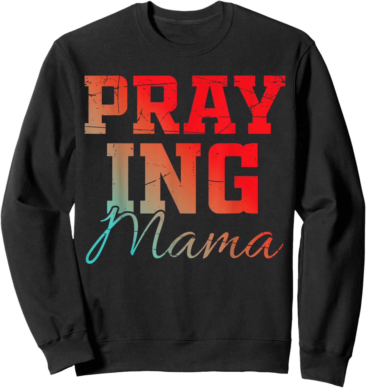 Faith Based Apparel Plus Size Christian Believer Mom 3x Sweatshirt - Sweatshirt | Black