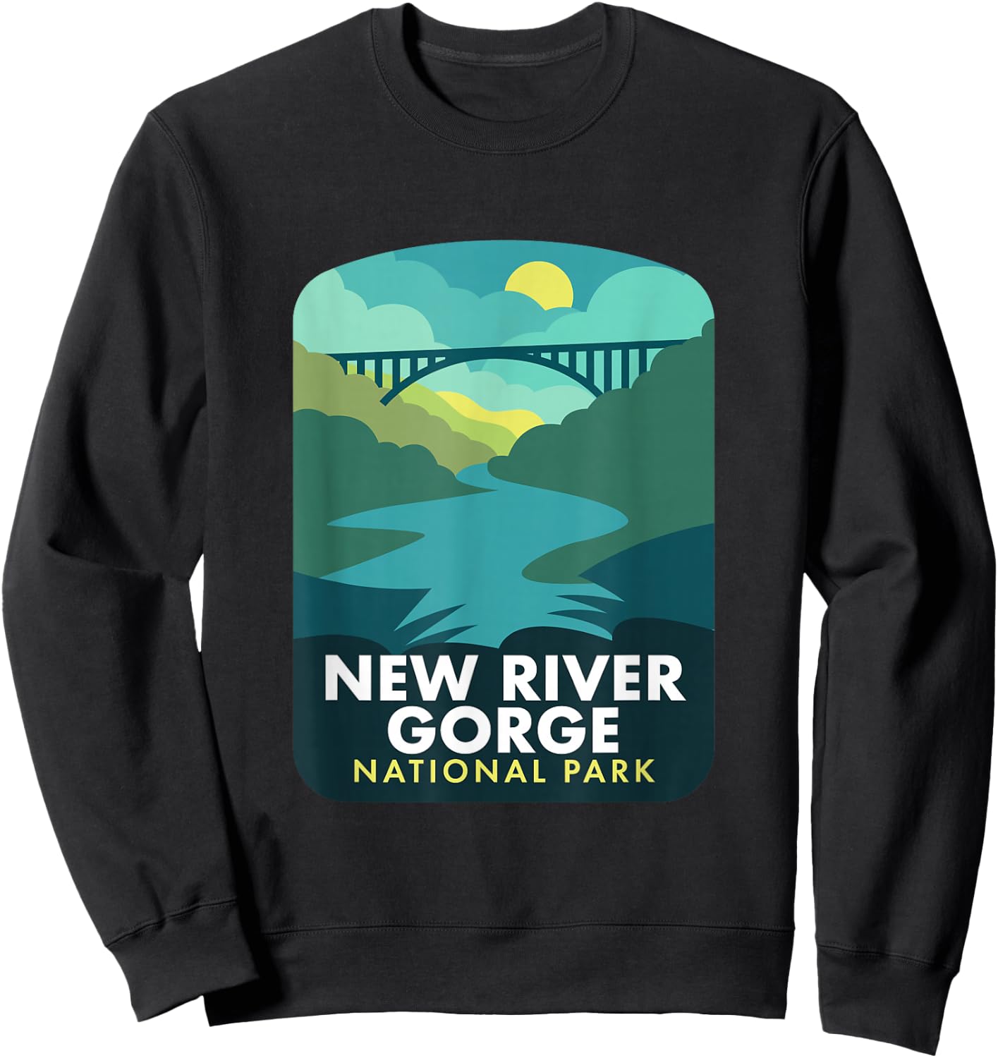 New River Gorge National Park Sweatshirt - Sweatshirt | Black