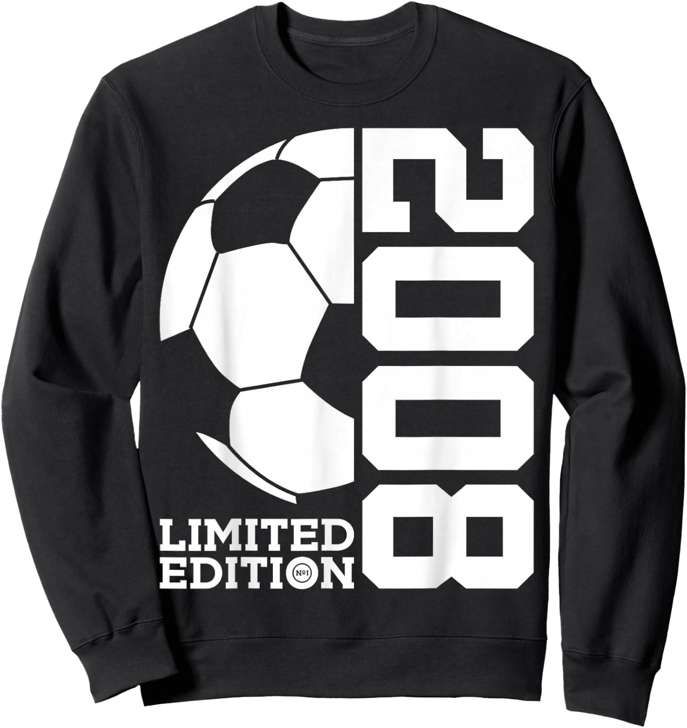 18th BIRTHDAY SOCCER LIMITED EDITION 2008 Sweatshirt - Sweatshirt | Black