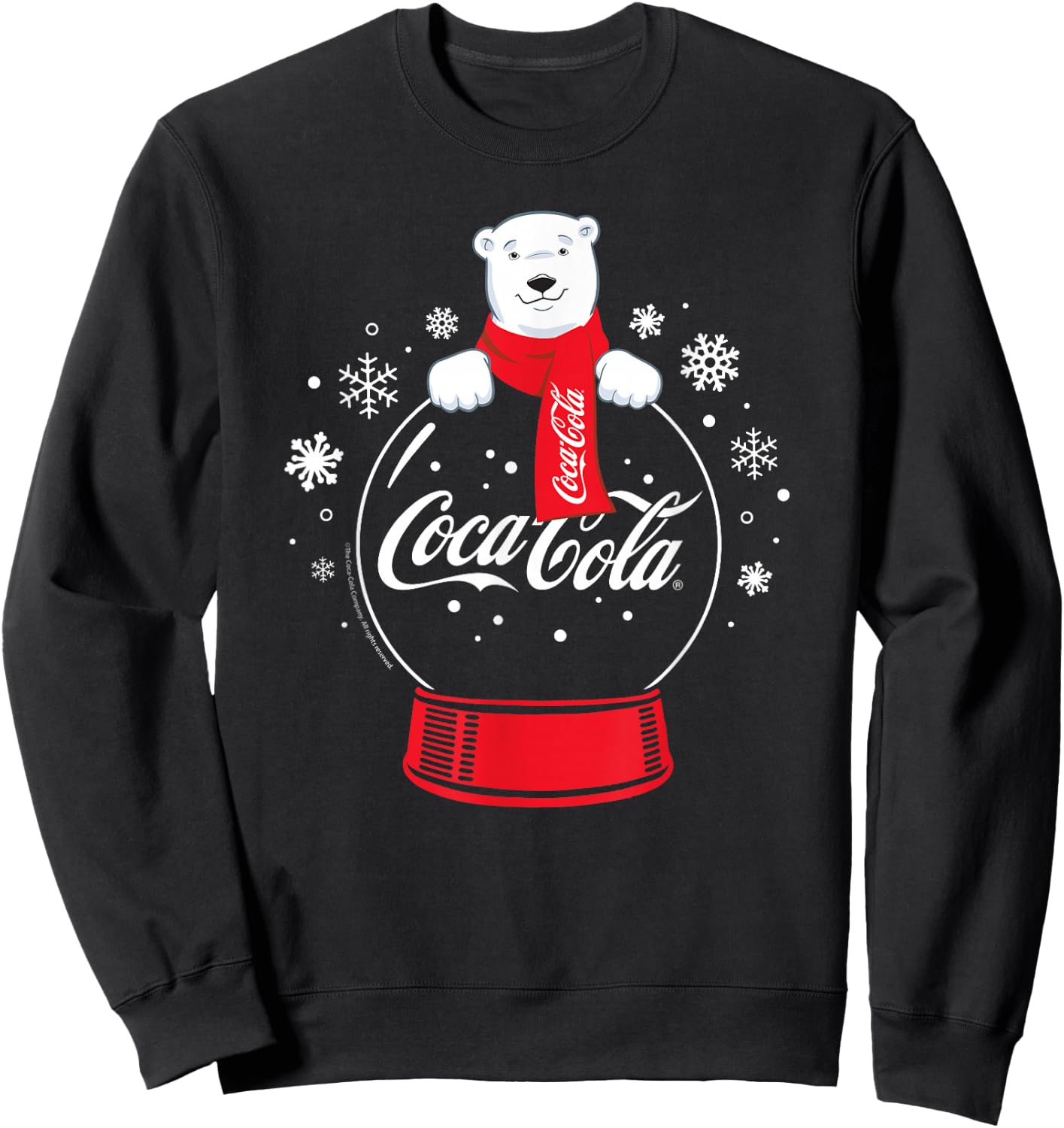 Coca-Cola - Polar Bear Snowglobe Sweatshirt - Sweatshirt | Black