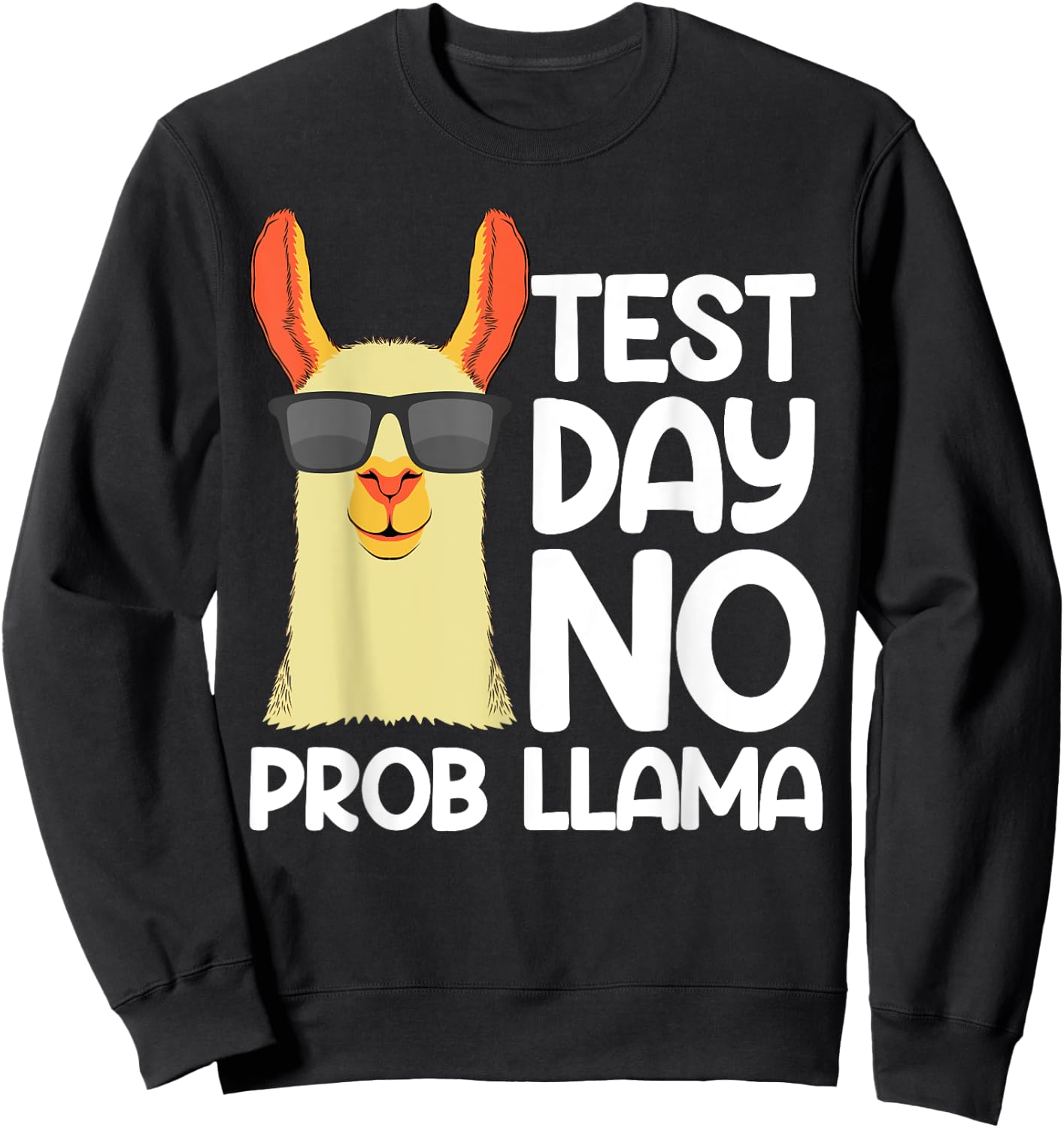 Funny Testing Day Women School Testing Day Teacher Sweatshirt - Sweatshirt | Black