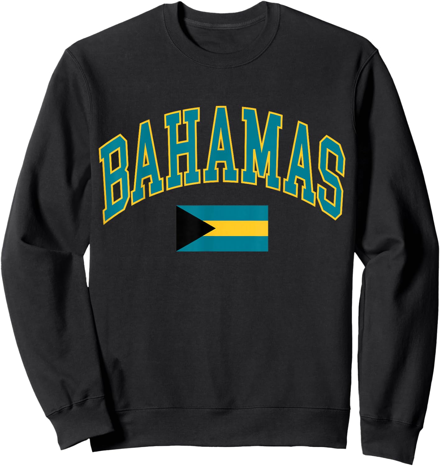 Bahamas Flag Sweatshirt - Sweatshirt | Black