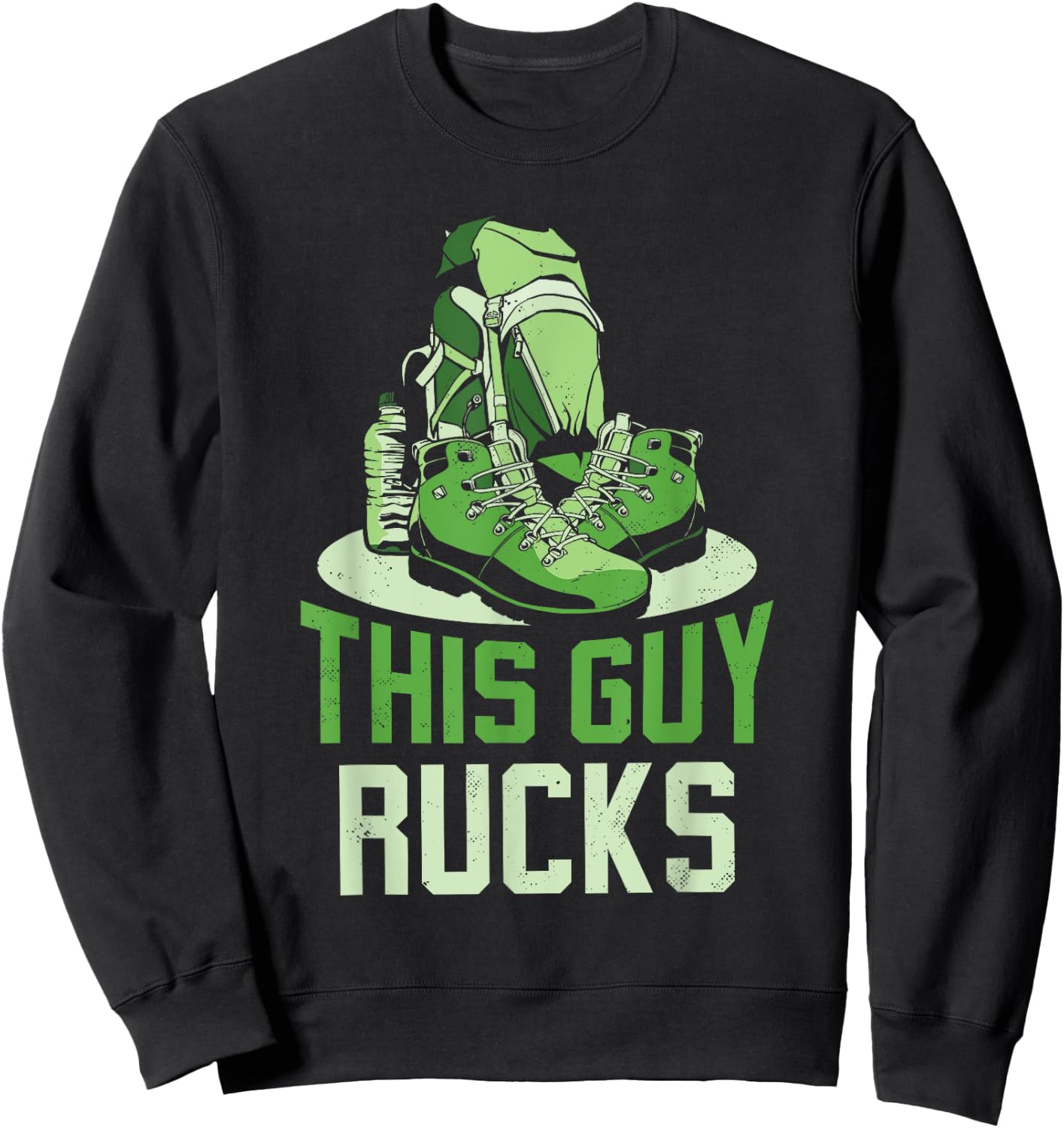 This Guy Rucks Workout Rucksack Backpack Ruck Rucking Sweatshirt - Sweatshirt | Black