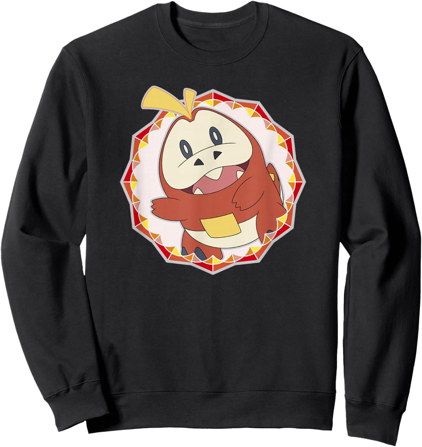 Pokémon Fuecoco Starter Scarlet and Violet Logo Sweatshirt - Sweatshirt | Black