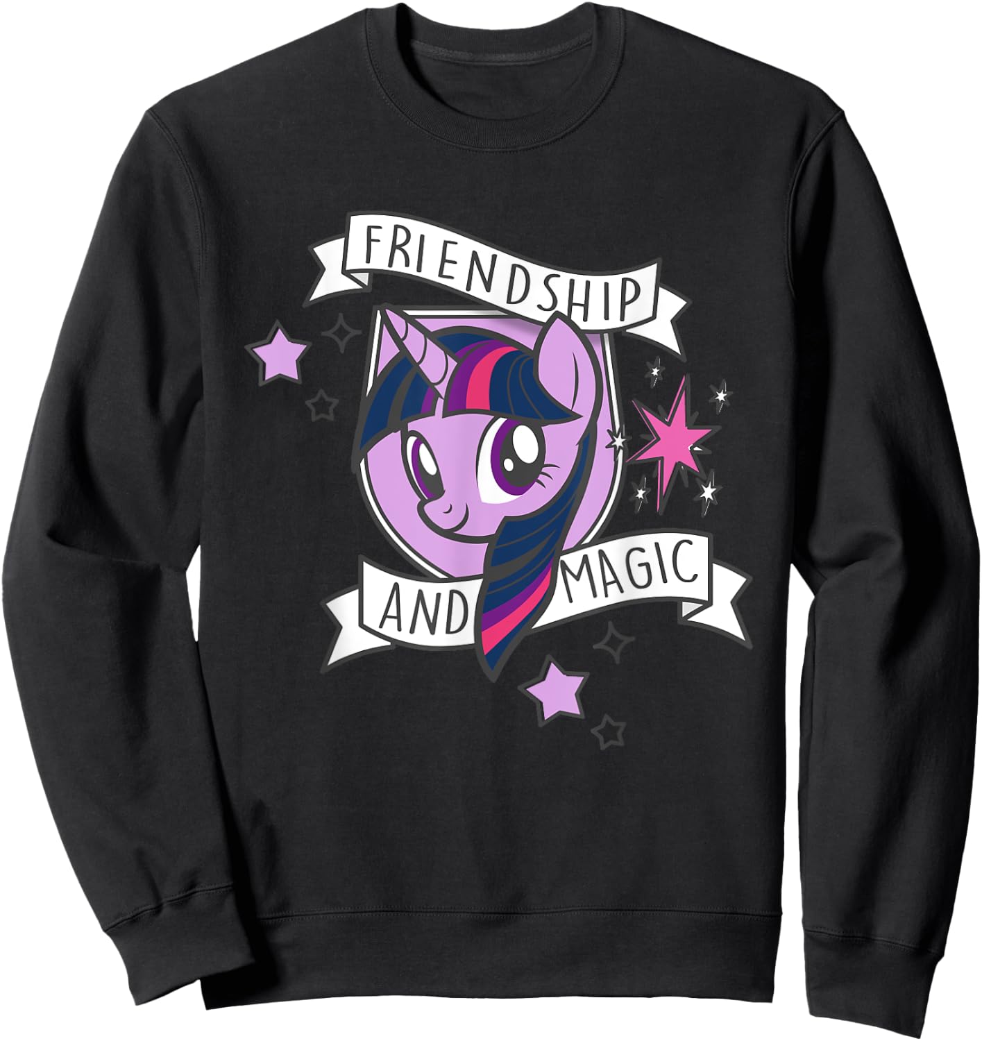 My Little Pony Twilight Sparkle Friendship And Magic Sweatshirt - Sweatshirt | Black